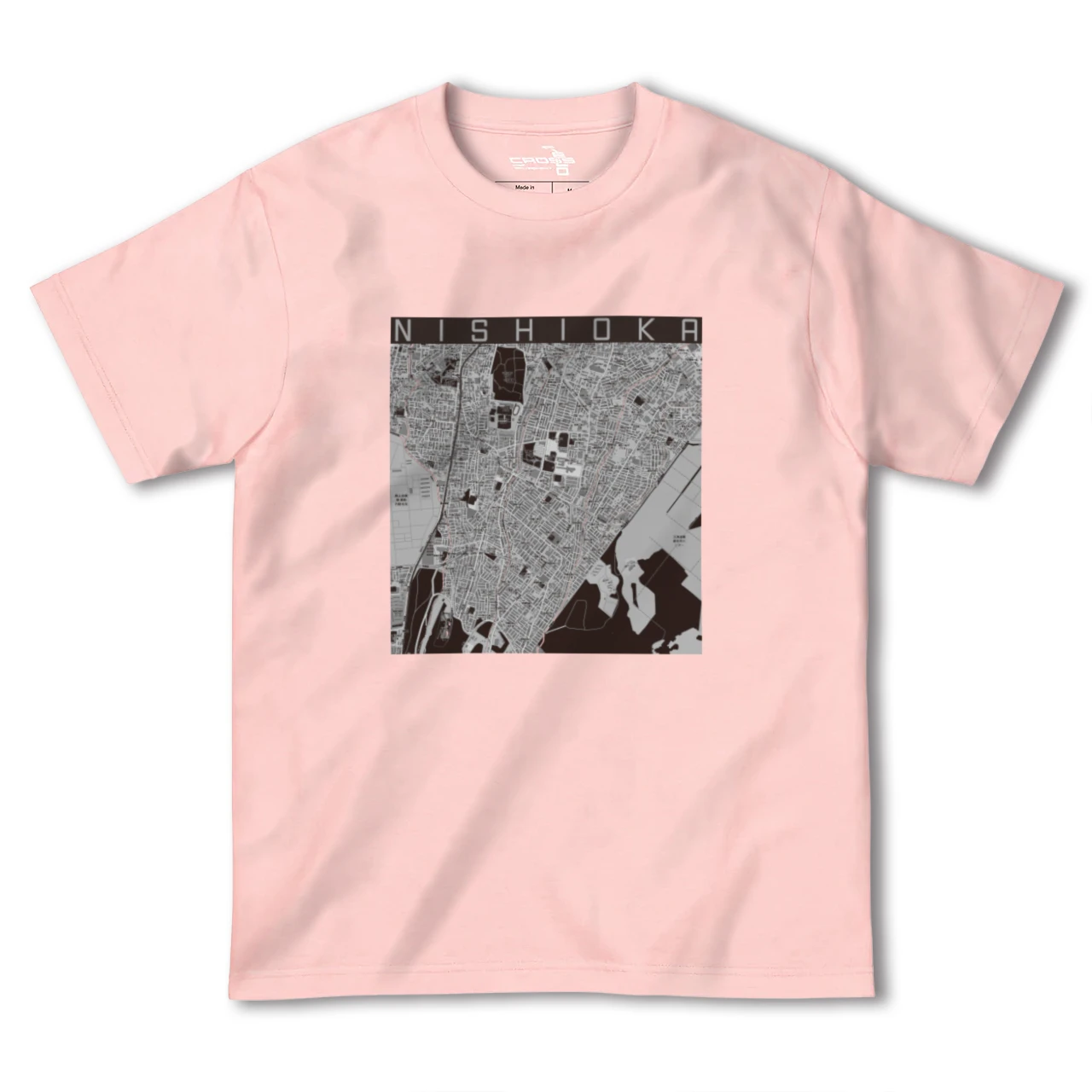 【西岡(北海道)】地図柄ヘビーウェイトTシャツ