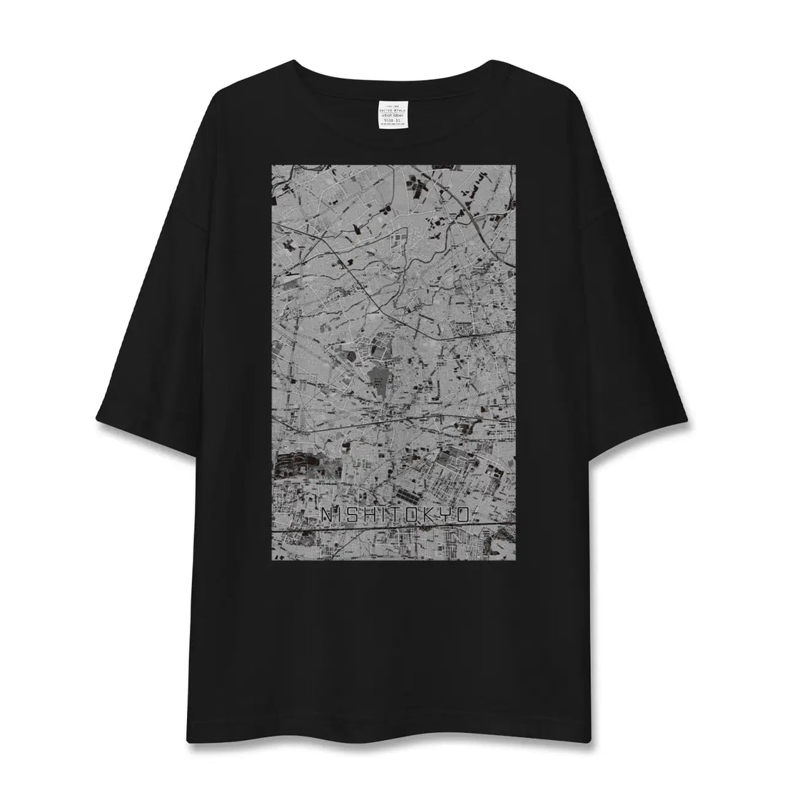 【西東京(東京都)】地図柄ビッグシルエットTシャツ