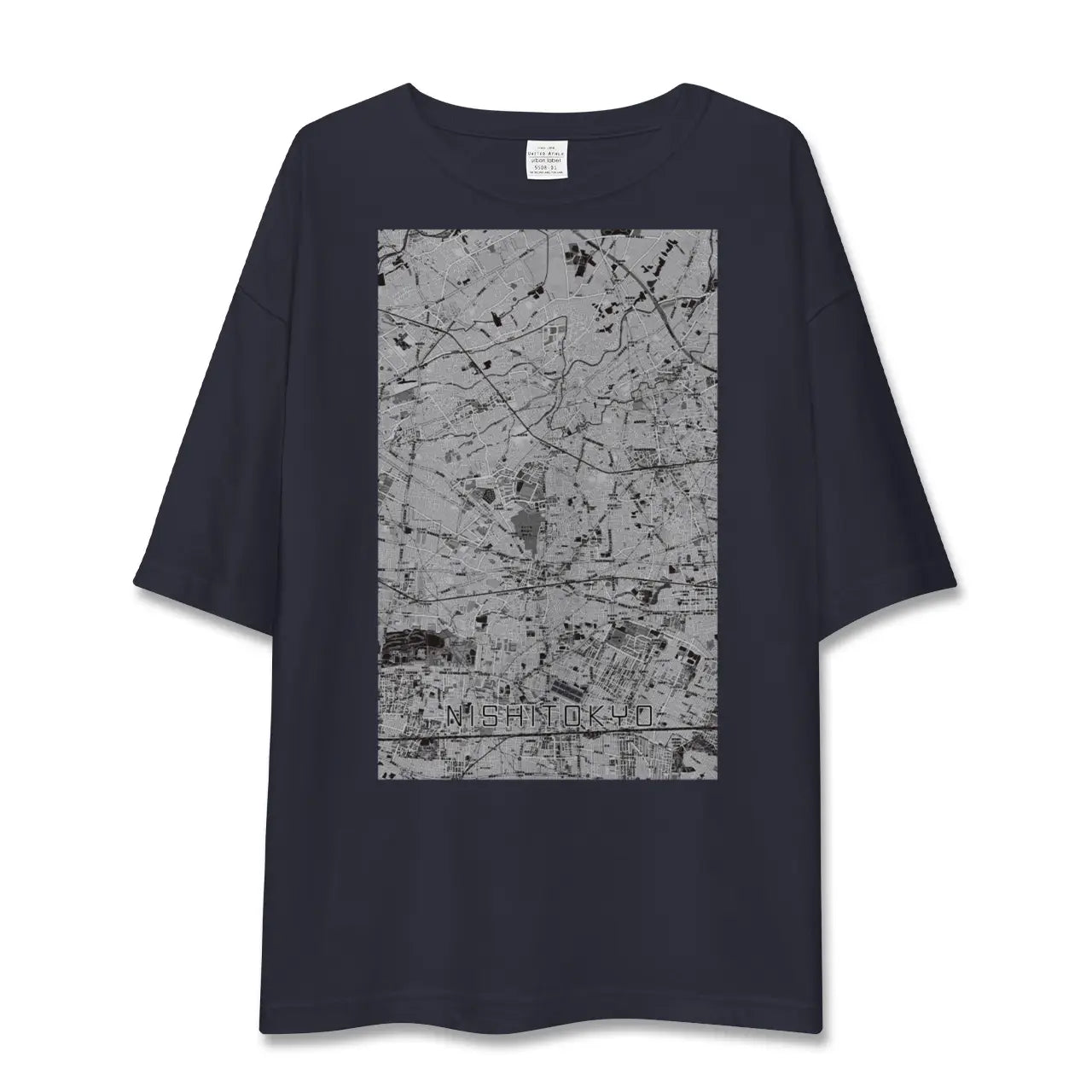 【西東京(東京都)】地図柄ビッグシルエットTシャツ