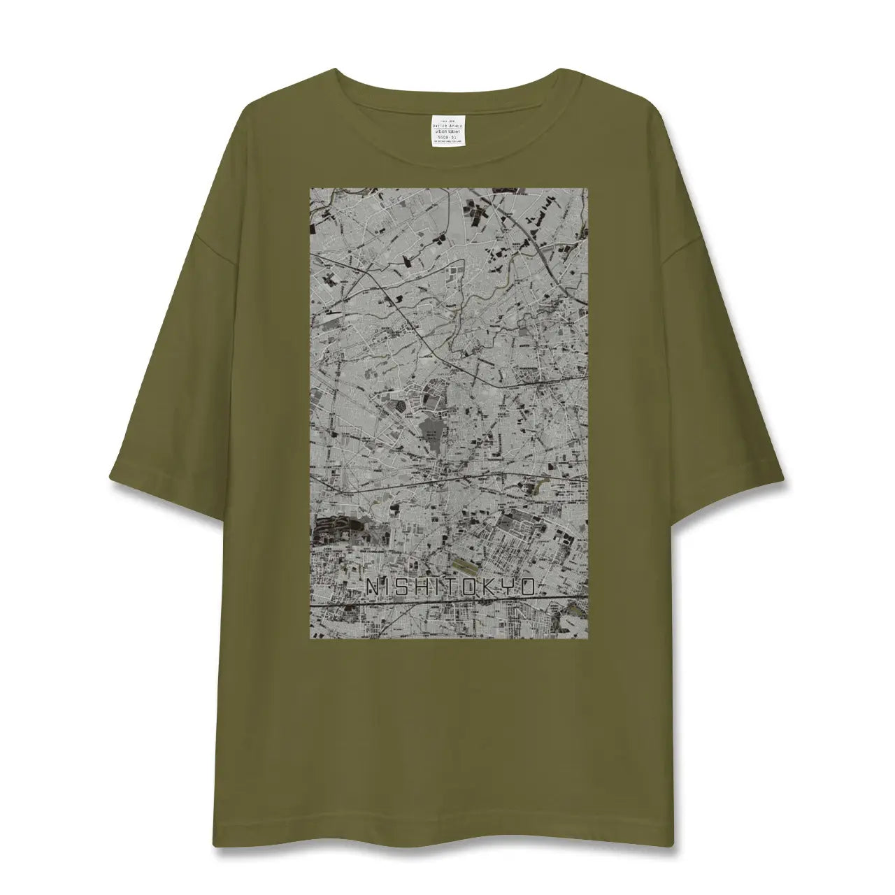 【西東京(東京都)】地図柄ビッグシルエットTシャツ