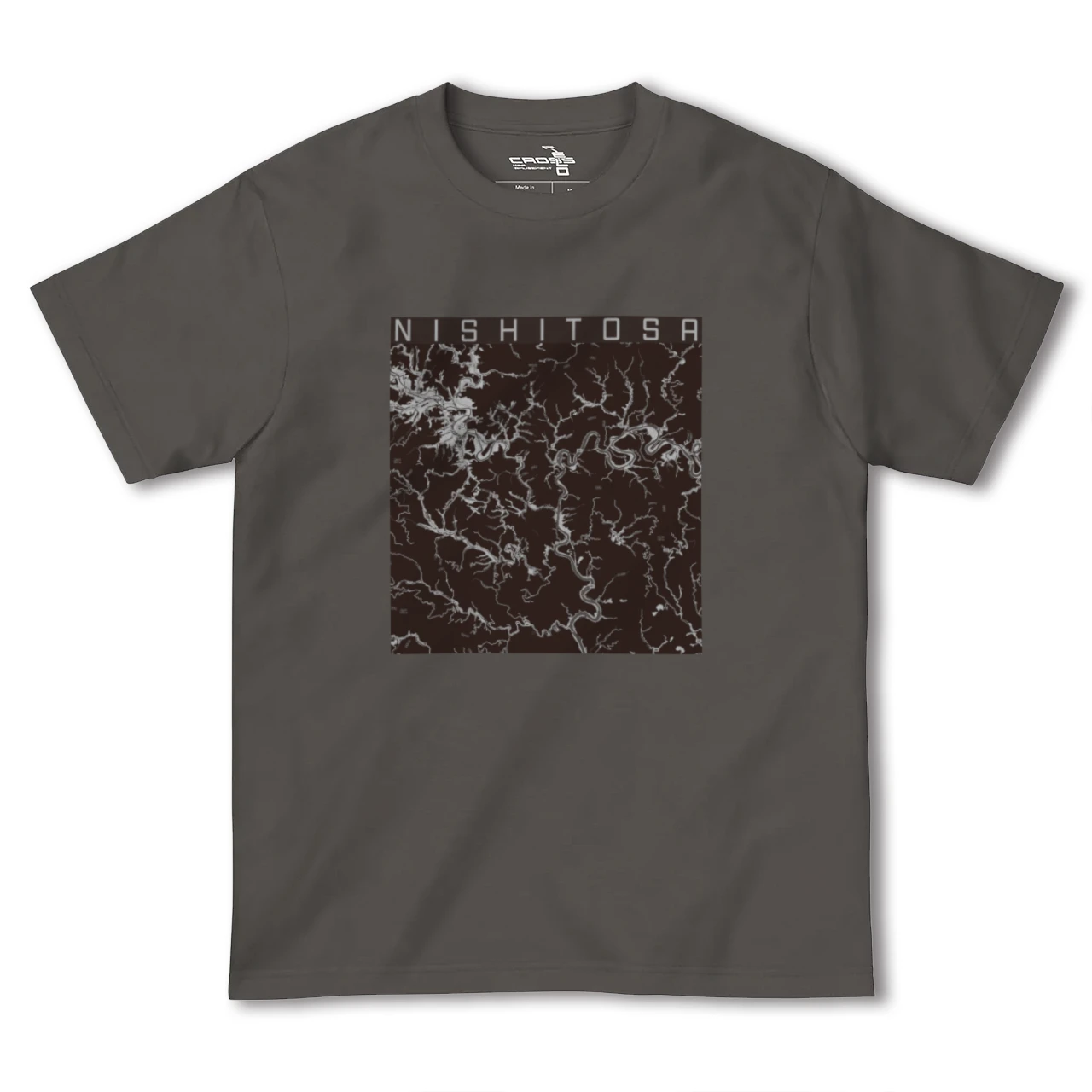 【西土佐(高知県)】地図柄ヘビーウェイトTシャツ