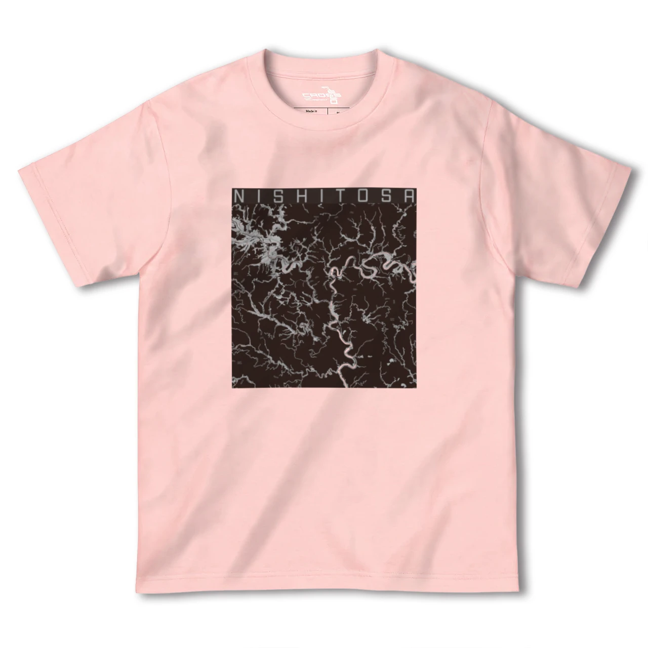 【西土佐(高知県)】地図柄ヘビーウェイトTシャツ