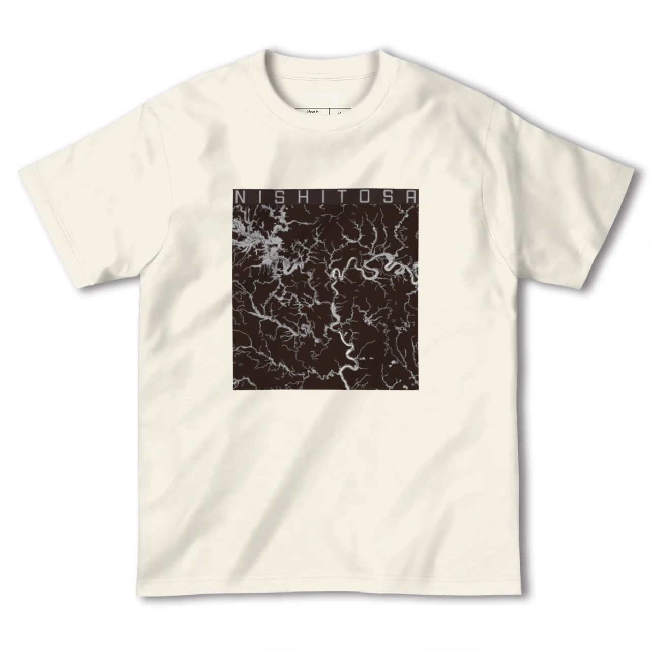 【西土佐(高知県)】地図柄ヘビーウェイトTシャツ
