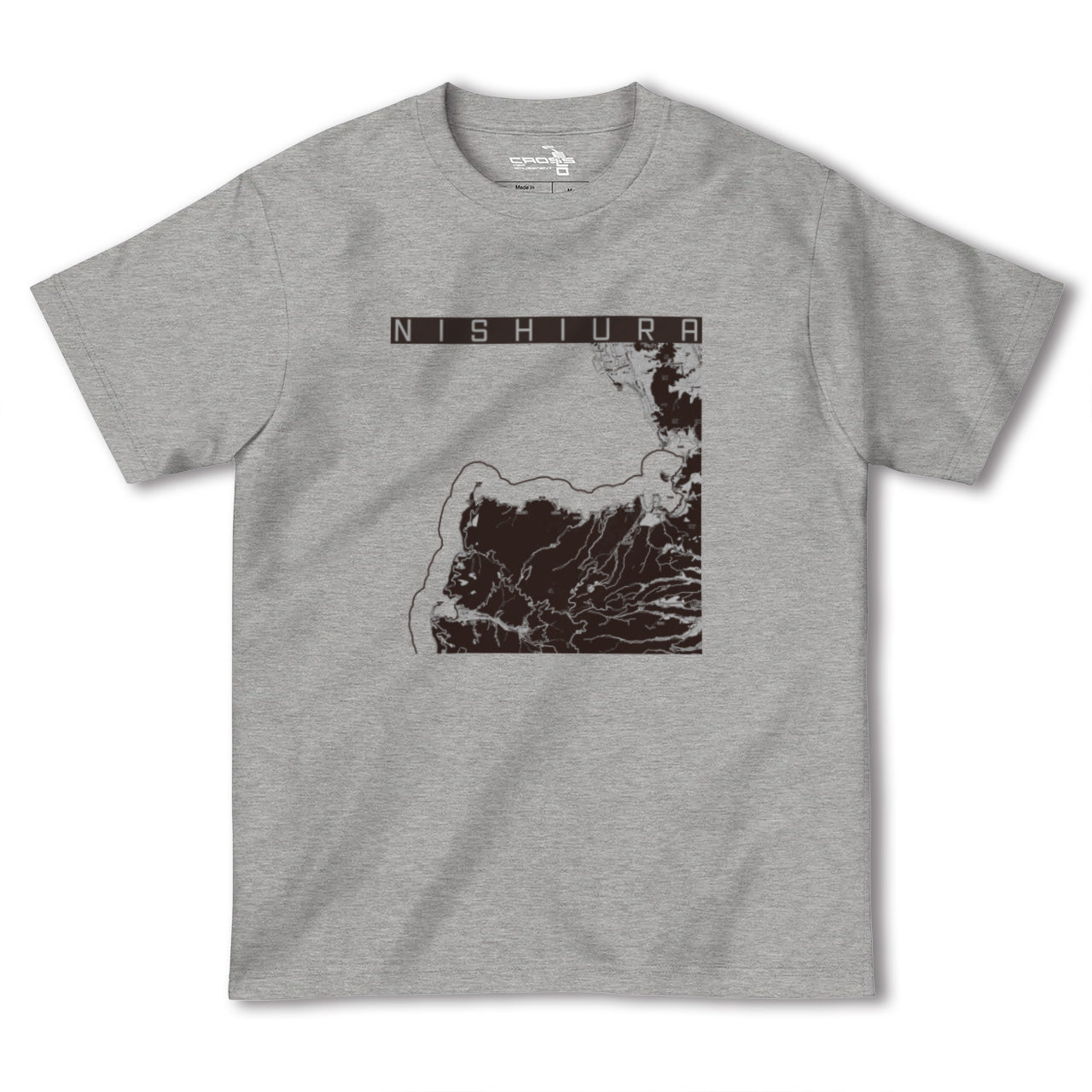 【西浦(静岡県)】地図柄ヘビーウェイトTシャツ