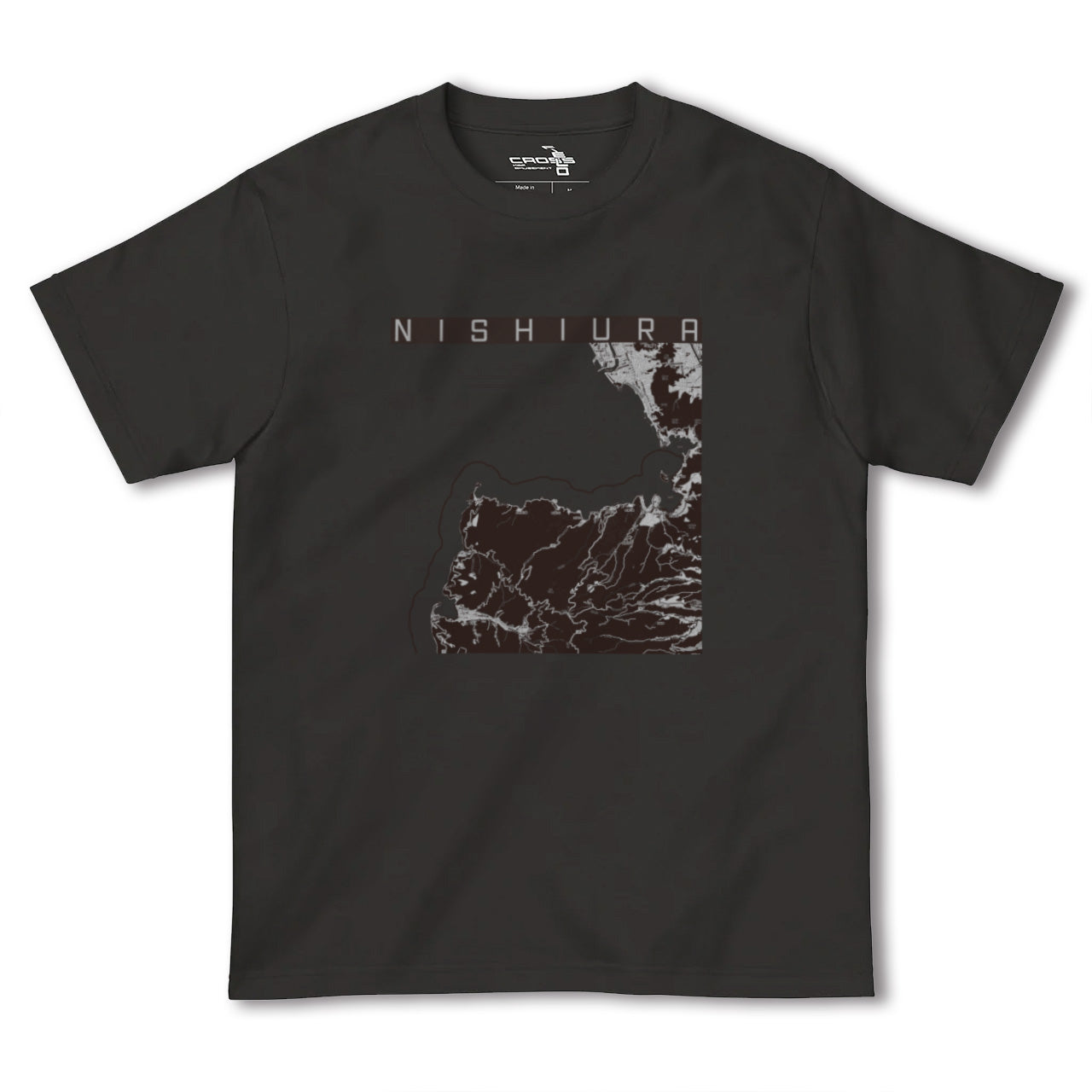 【西浦(静岡県)】地図柄ヘビーウェイトTシャツ