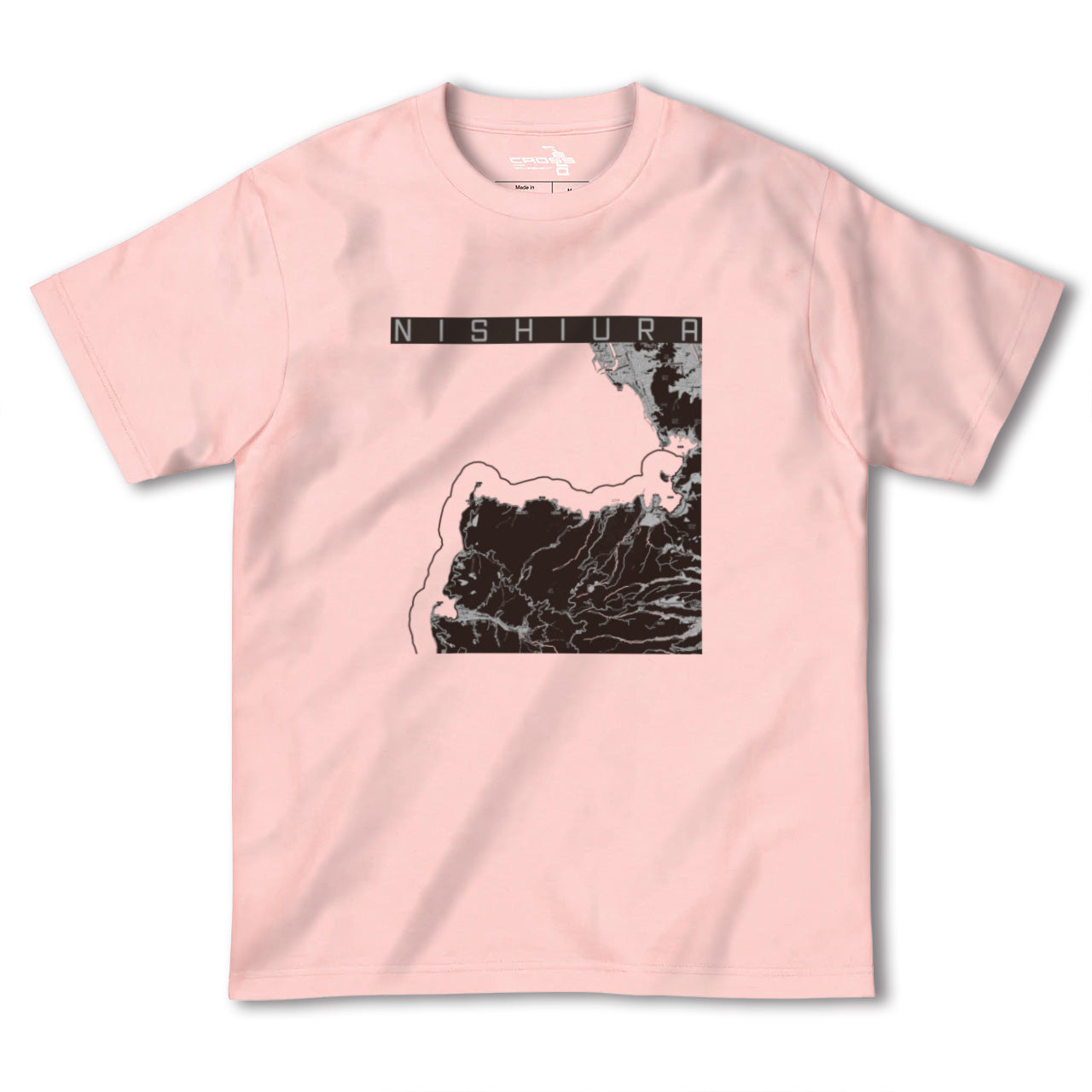 【西浦(静岡県)】地図柄ヘビーウェイトTシャツ