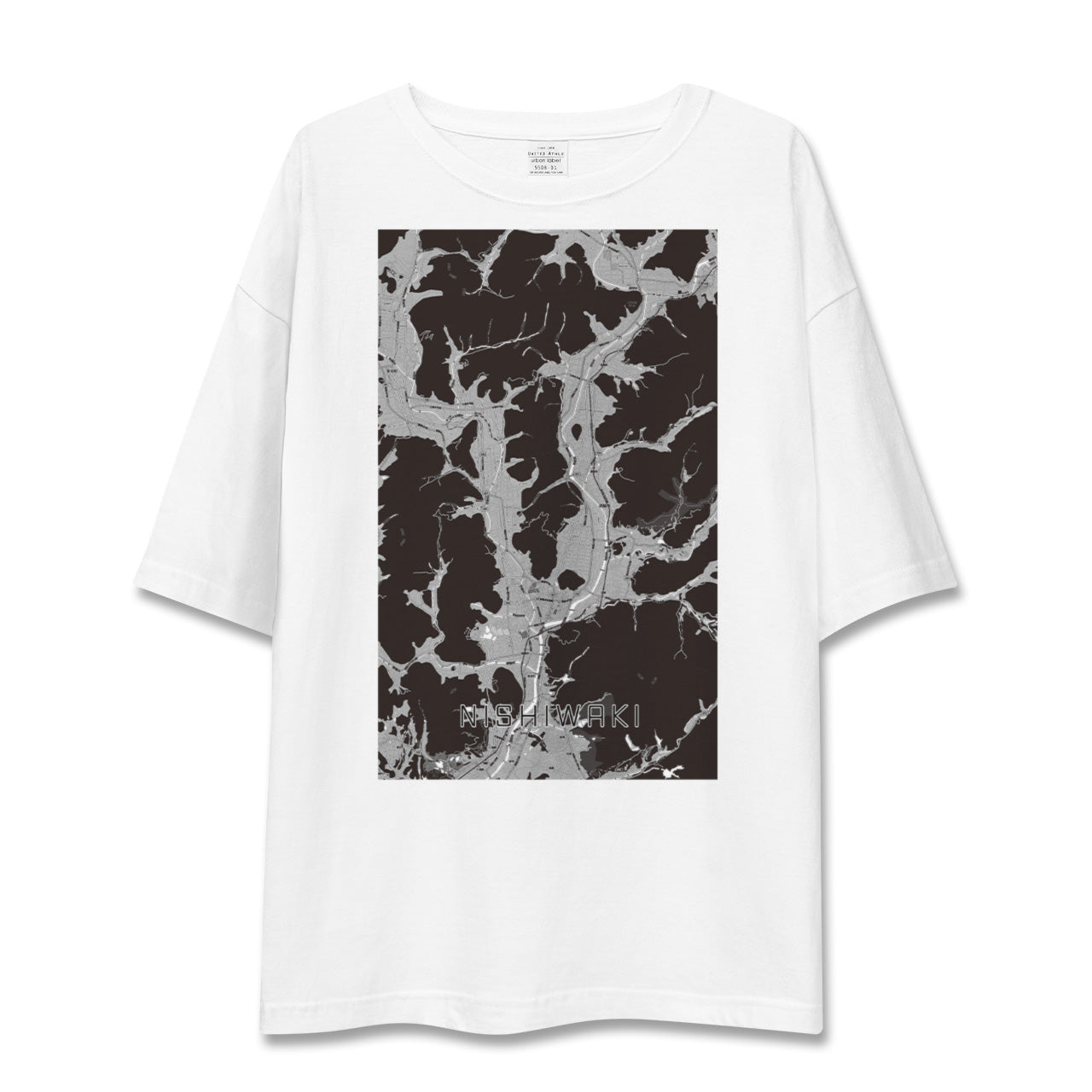 【西脇(兵庫県)】地図柄ビッグシルエットTシャツ