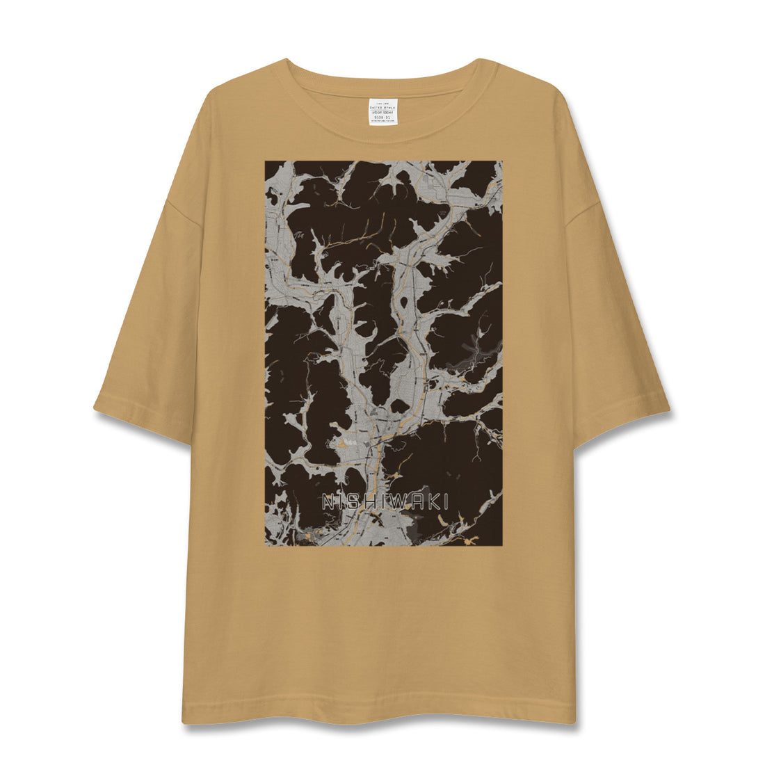 【西脇(兵庫県)】地図柄ビッグシルエットTシャツ