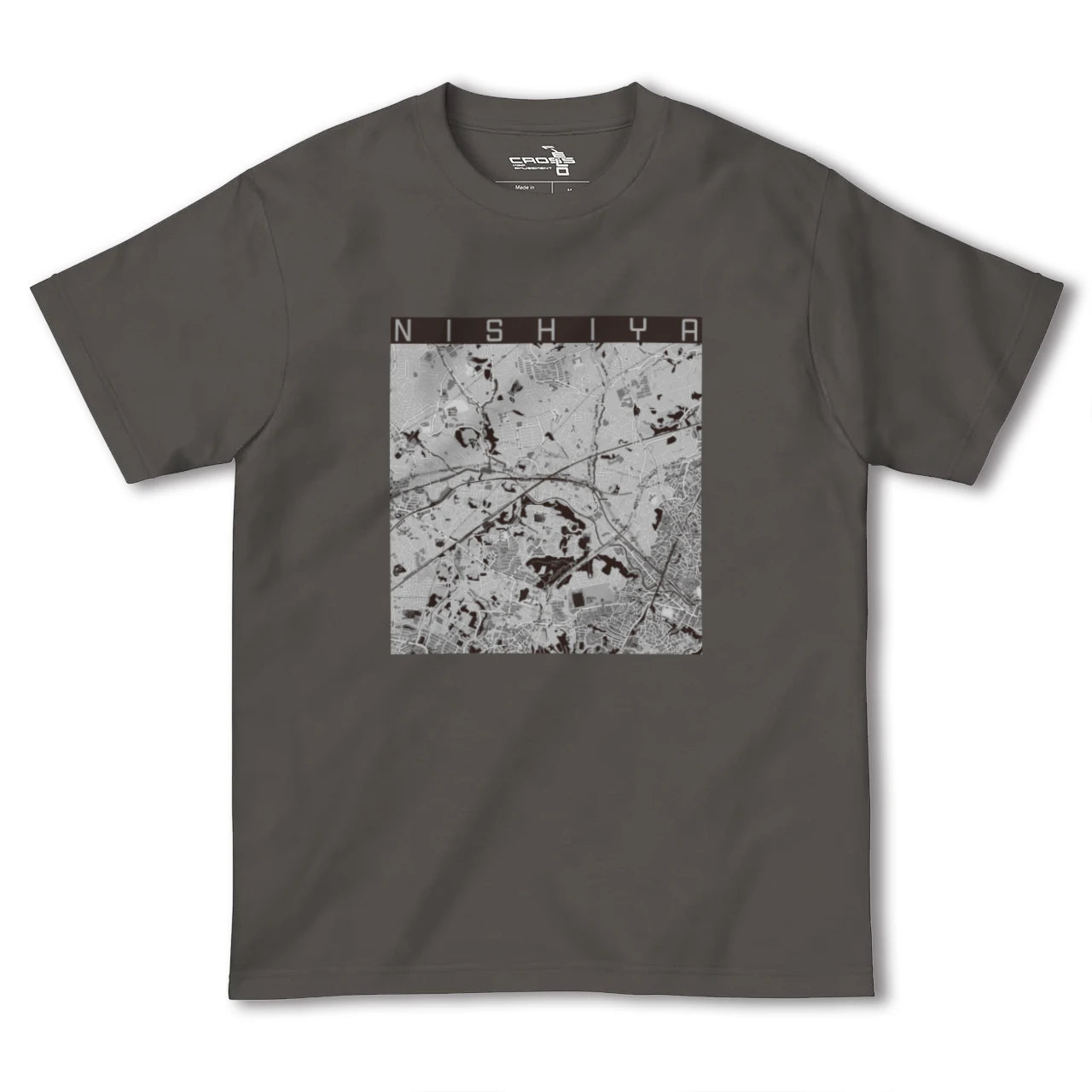 【西谷(神奈川県)】地図柄ヘビーウェイトTシャツ