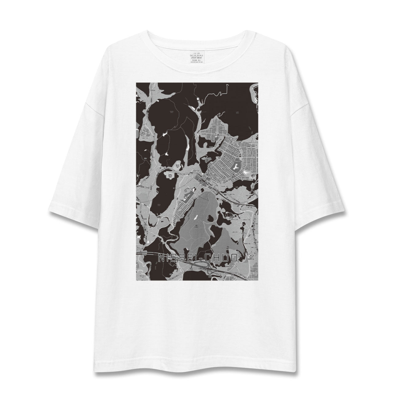 【日生中央(兵庫県)】地図柄ビッグシルエットTシャツ