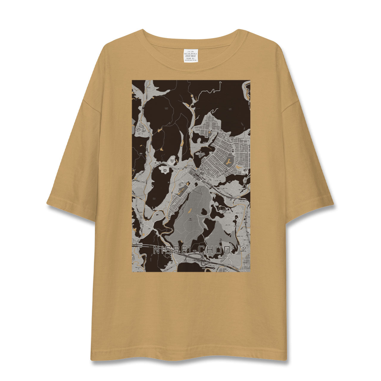 【日生中央(兵庫県)】地図柄ビッグシルエットTシャツ