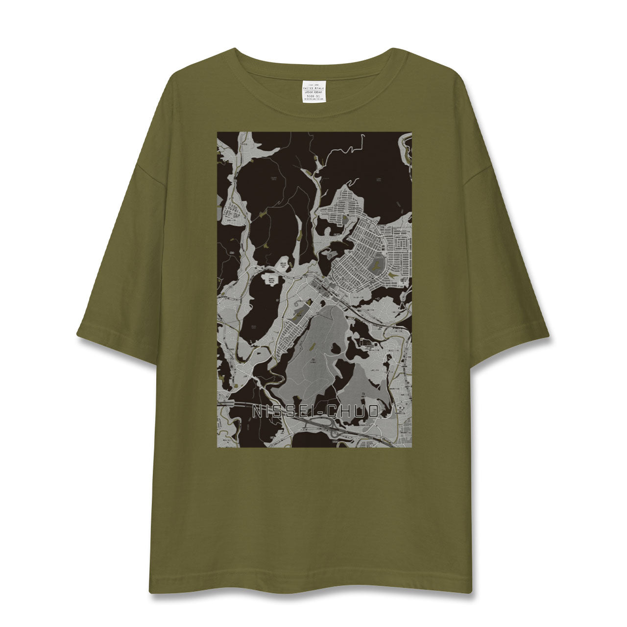 【日生中央(兵庫県)】地図柄ビッグシルエットTシャツ