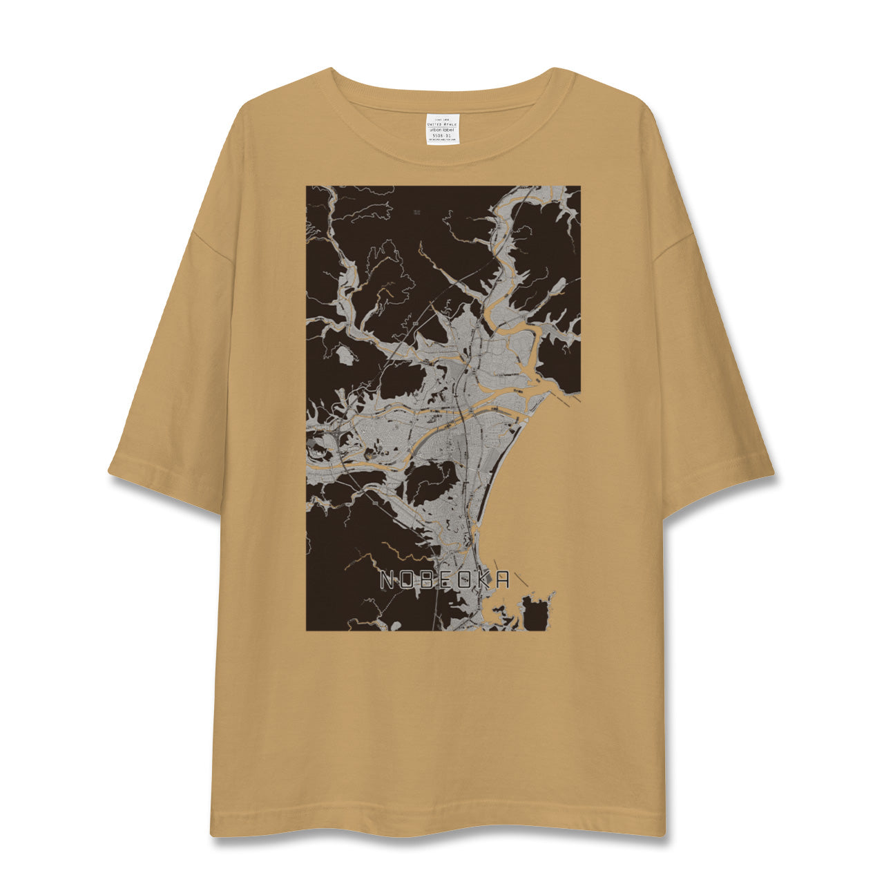 【延岡(宮崎県)】地図柄ビッグシルエットTシャツ