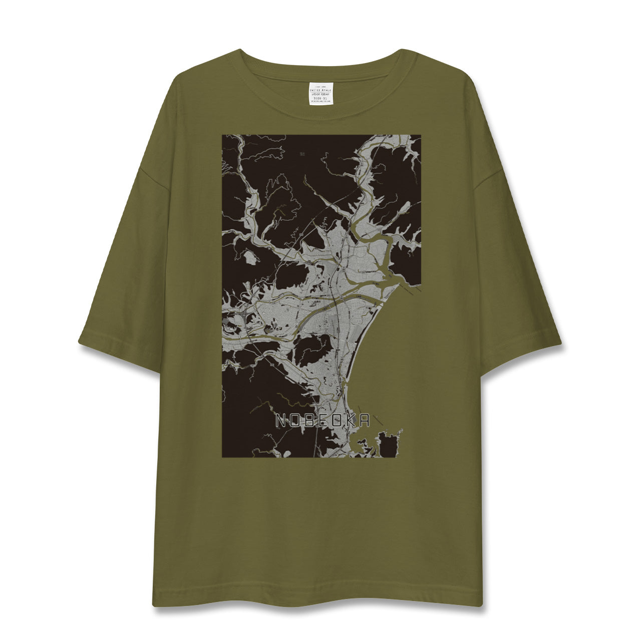 【延岡(宮崎県)】地図柄ビッグシルエットTシャツ
