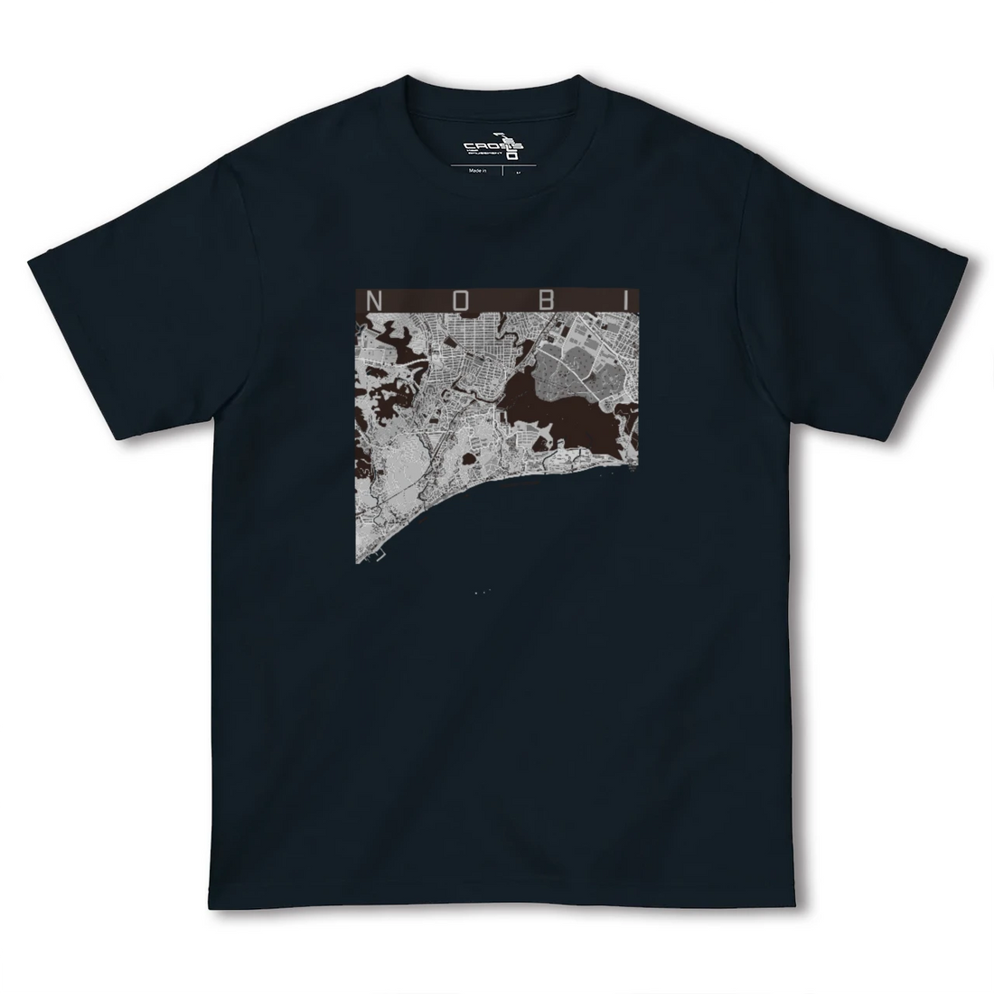 【野比(神奈川県)】地図柄ヘビーウェイトTシャツ