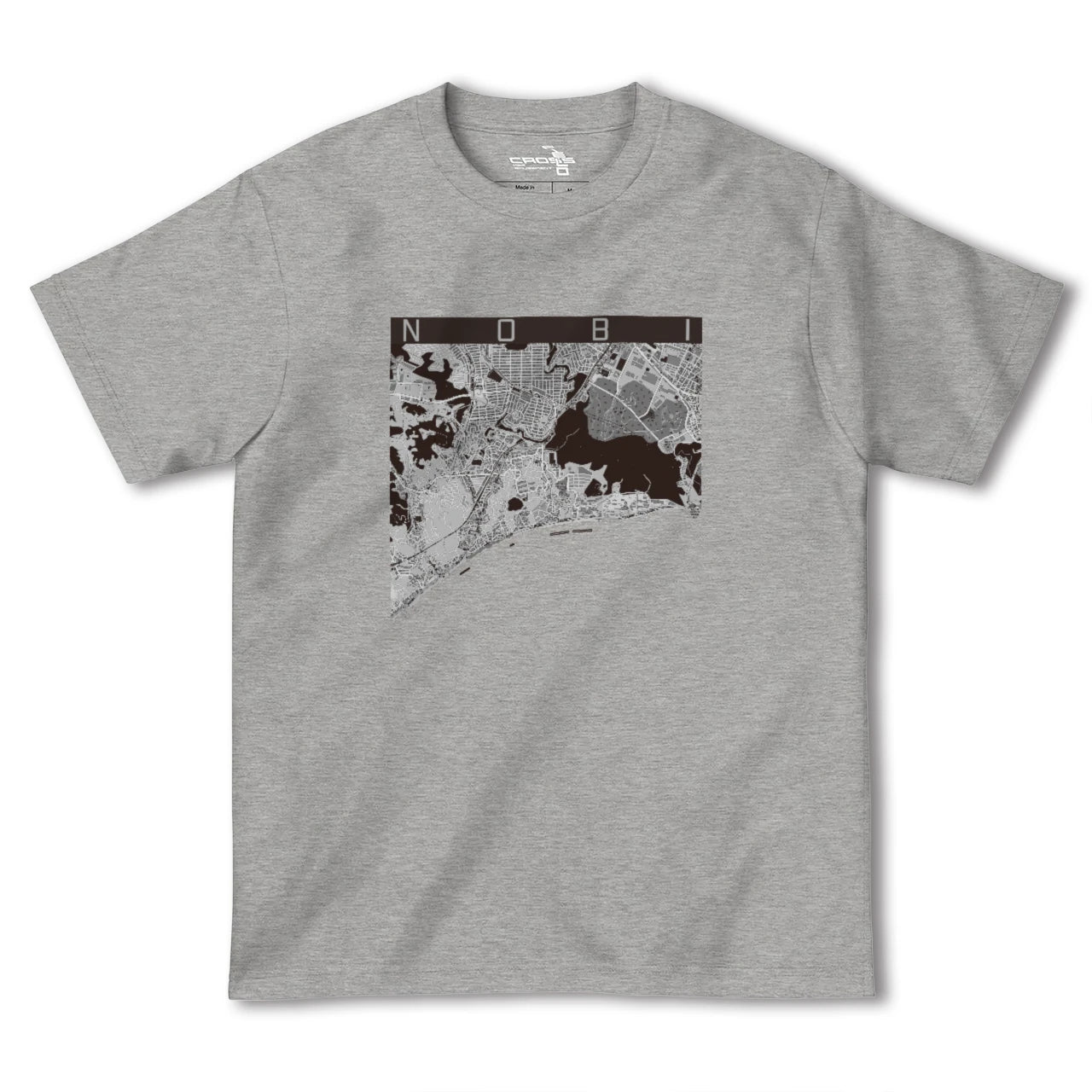 【野比(神奈川県)】地図柄ヘビーウェイトTシャツ