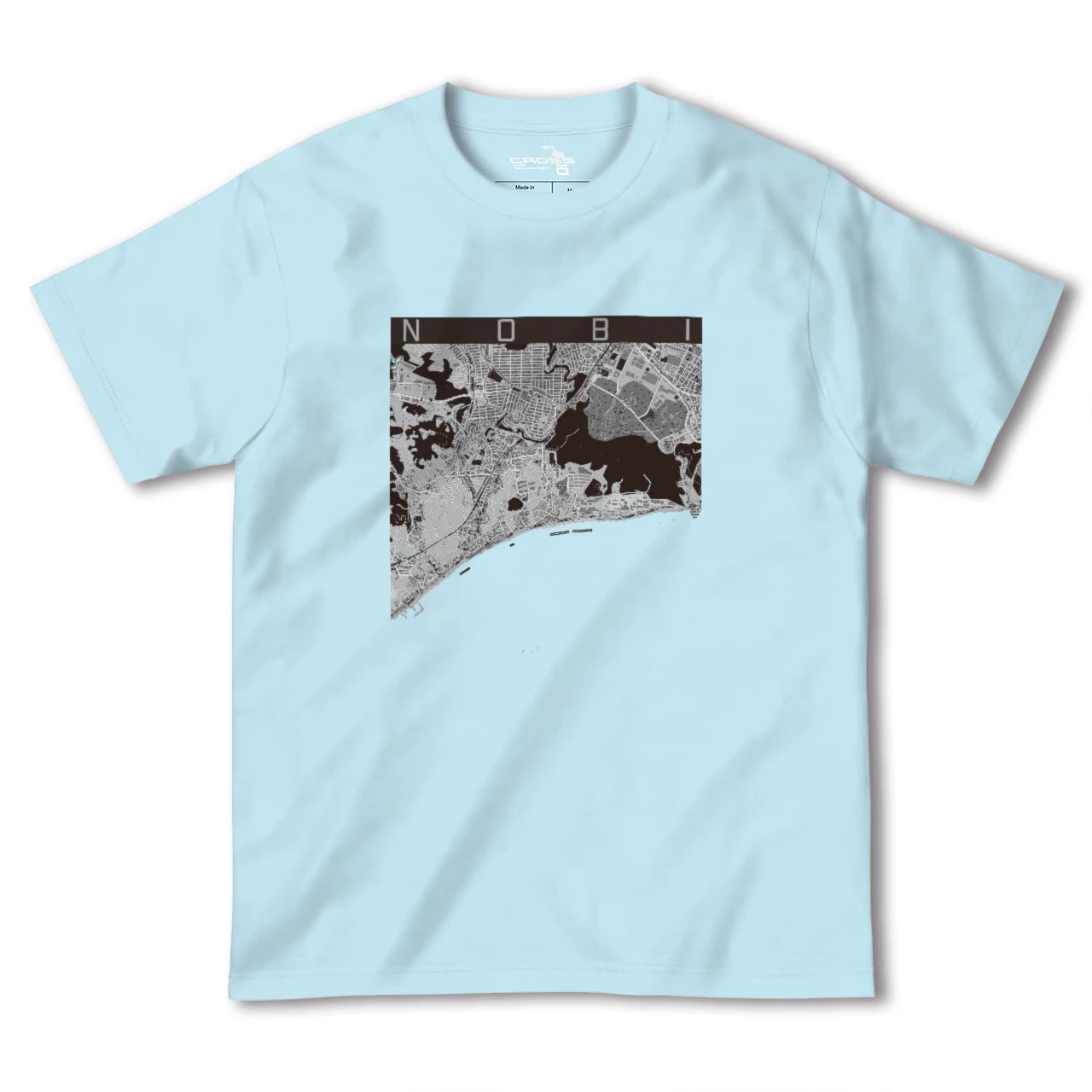 【野比(神奈川県)】地図柄ヘビーウェイトTシャツ