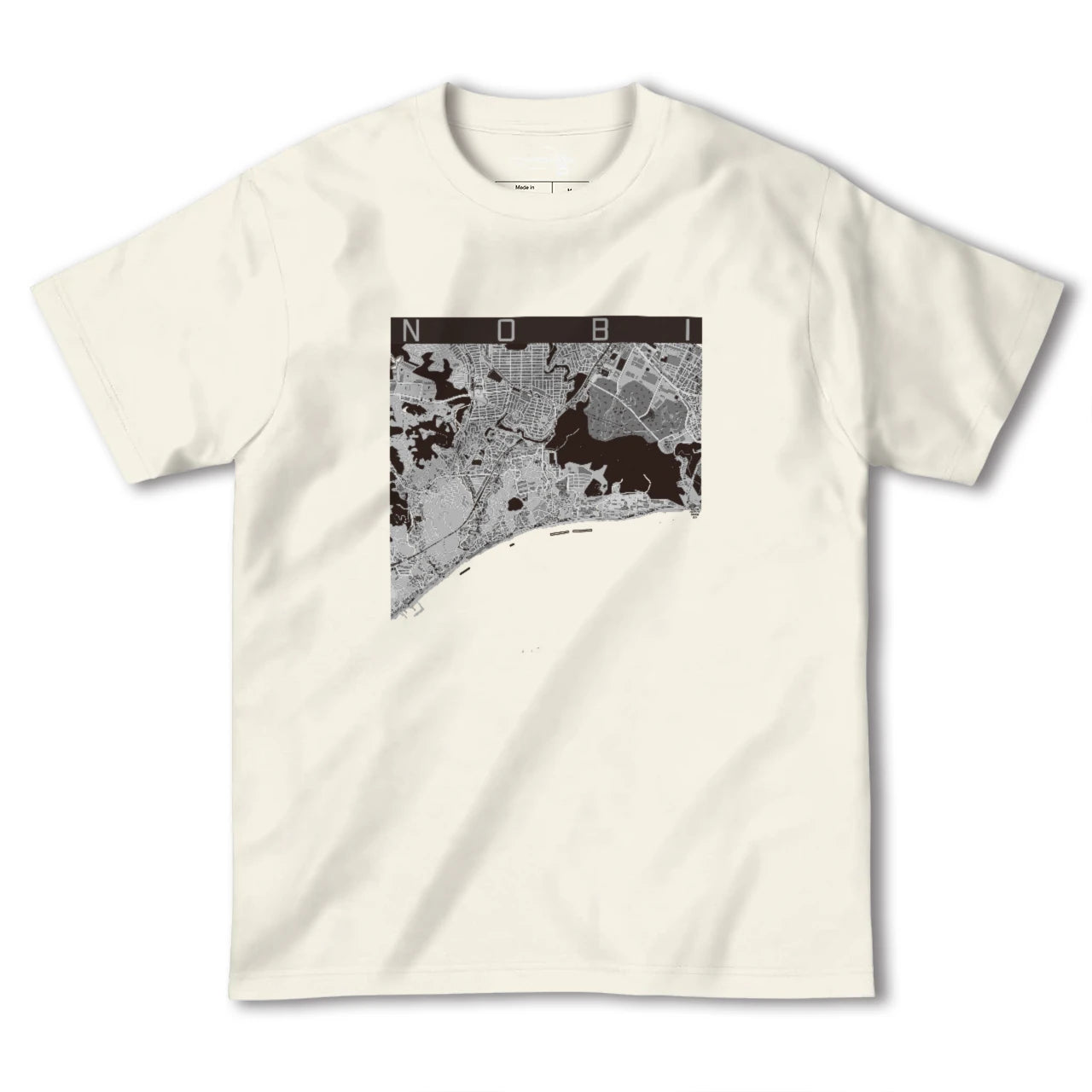 【野比(神奈川県)】地図柄ヘビーウェイトTシャツ