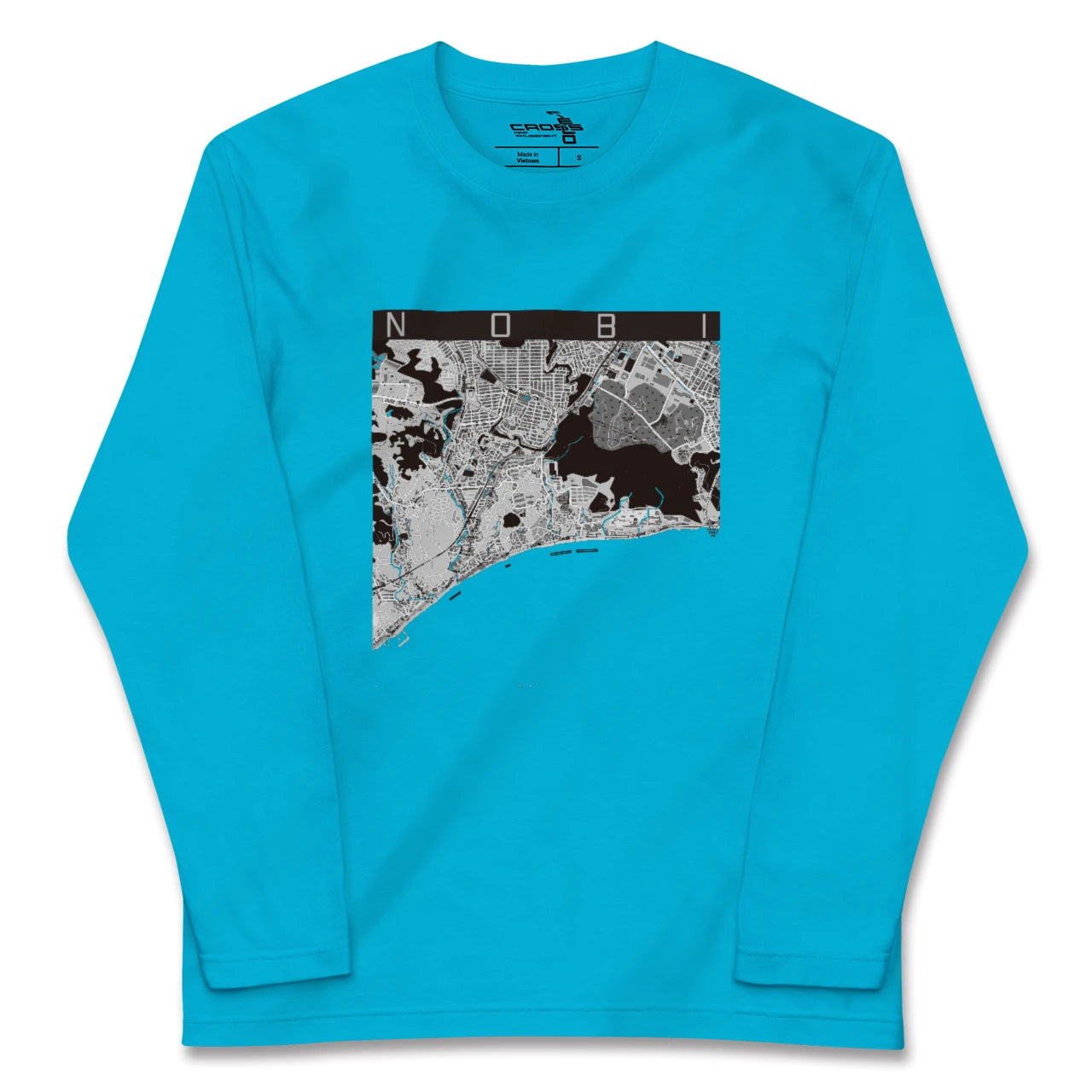 【野比(神奈川県)】地図柄ロングスリーブTシャツ