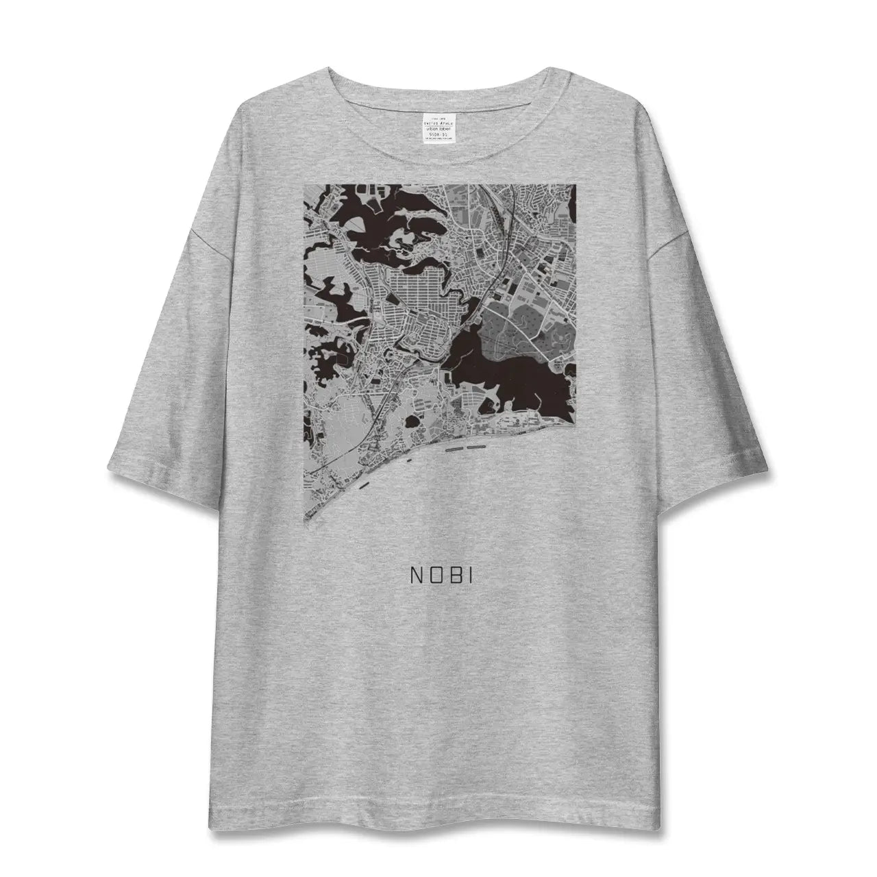 【野比(神奈川県)】地図柄ビッグシルエットTシャツ