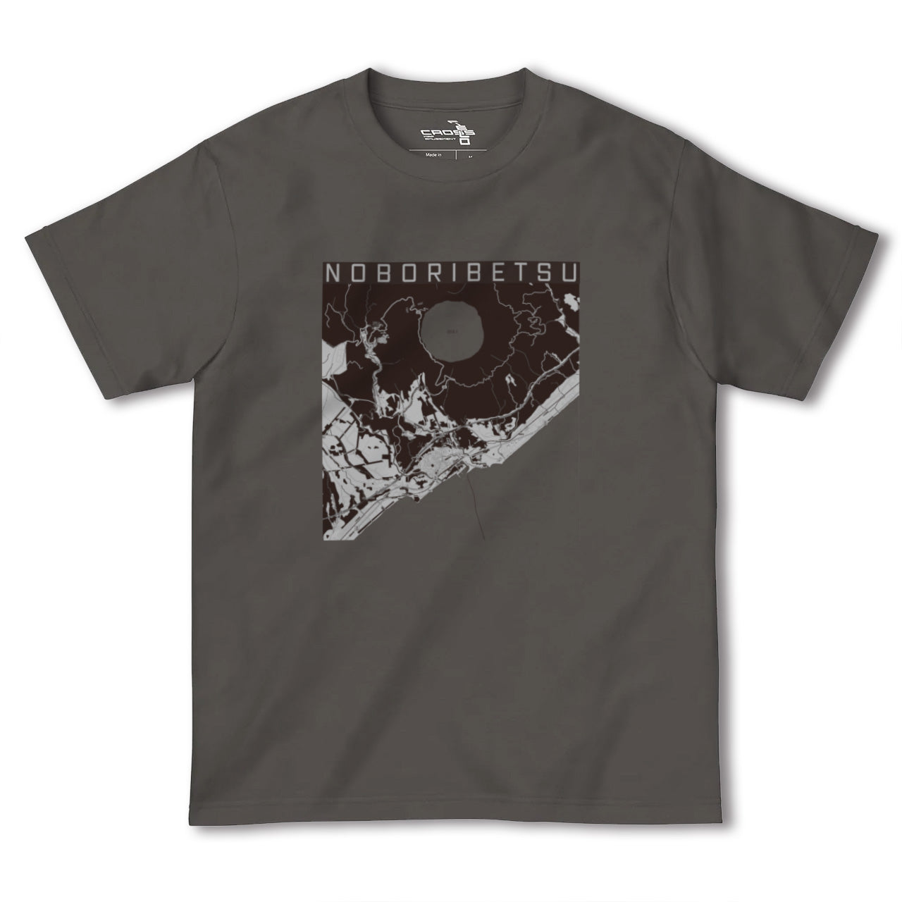【登別(北海道)】地図柄ヘビーウェイトTシャツ