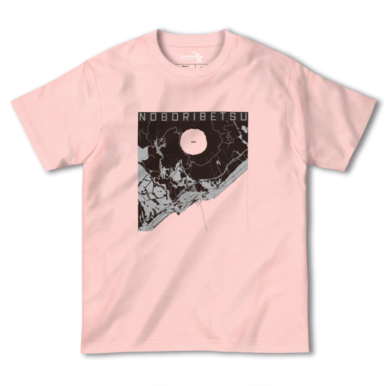 【登別(北海道)】地図柄ヘビーウェイトTシャツ