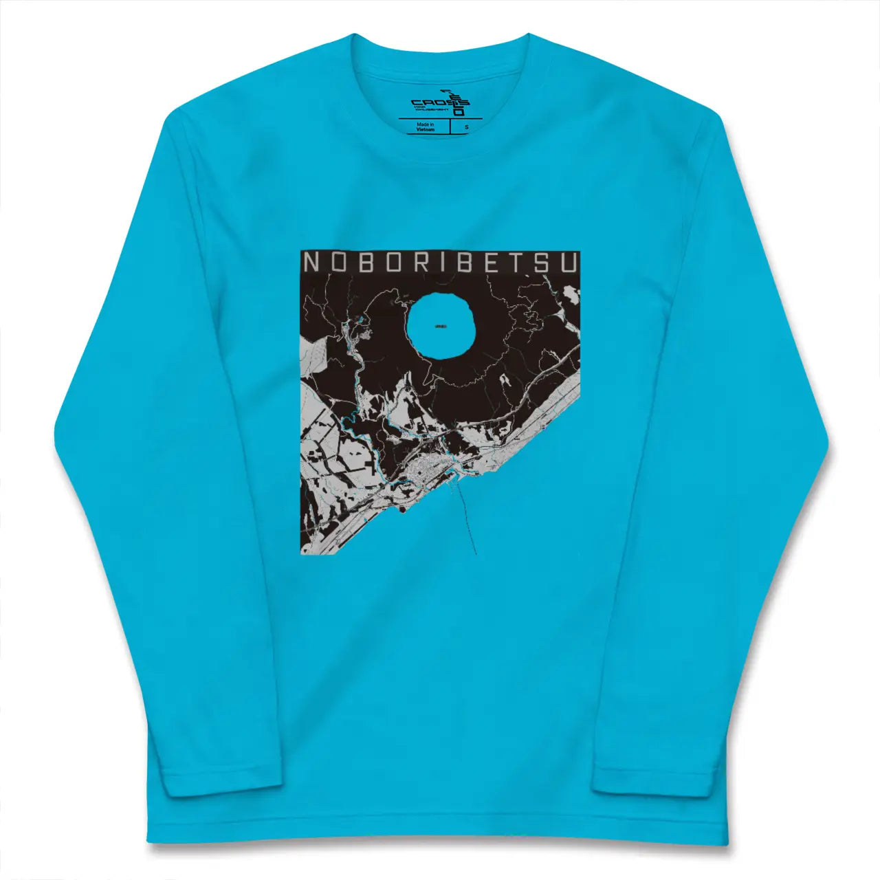 【登別(北海道)】地図柄ロングスリーブTシャツ