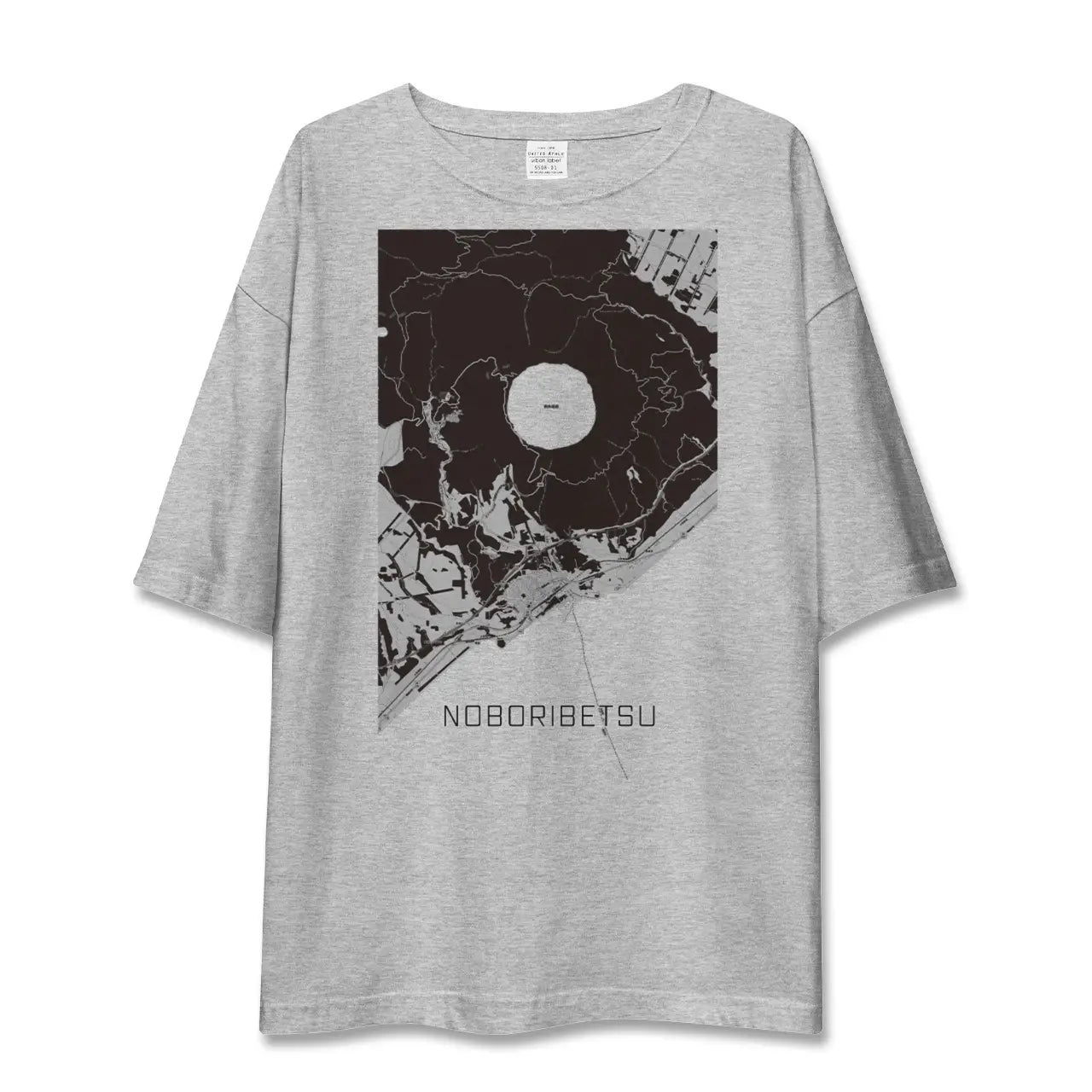 【登別(北海道)】地図柄ビッグシルエットTシャツ