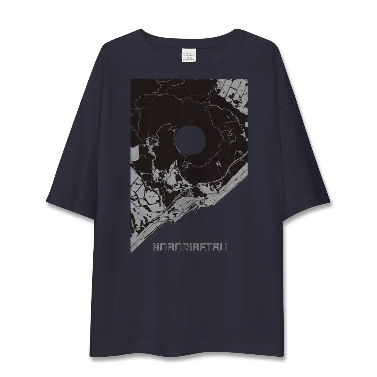 【登別(北海道)】地図柄ビッグシルエットTシャツ
