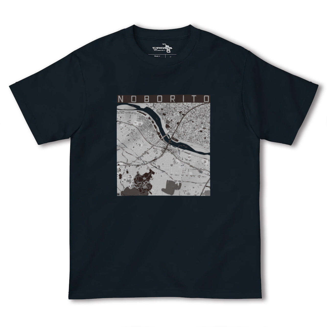 【登戸(神奈川県)】地図柄ヘビーウェイトTシャツ