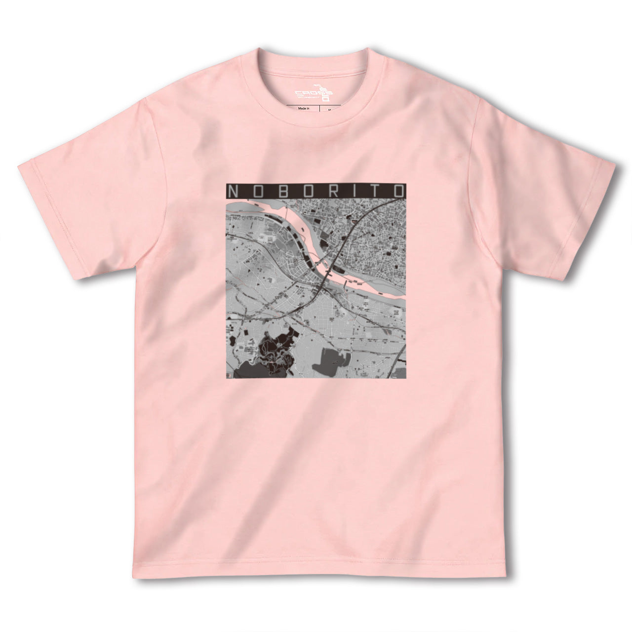 【登戸(神奈川県)】地図柄ヘビーウェイトTシャツ