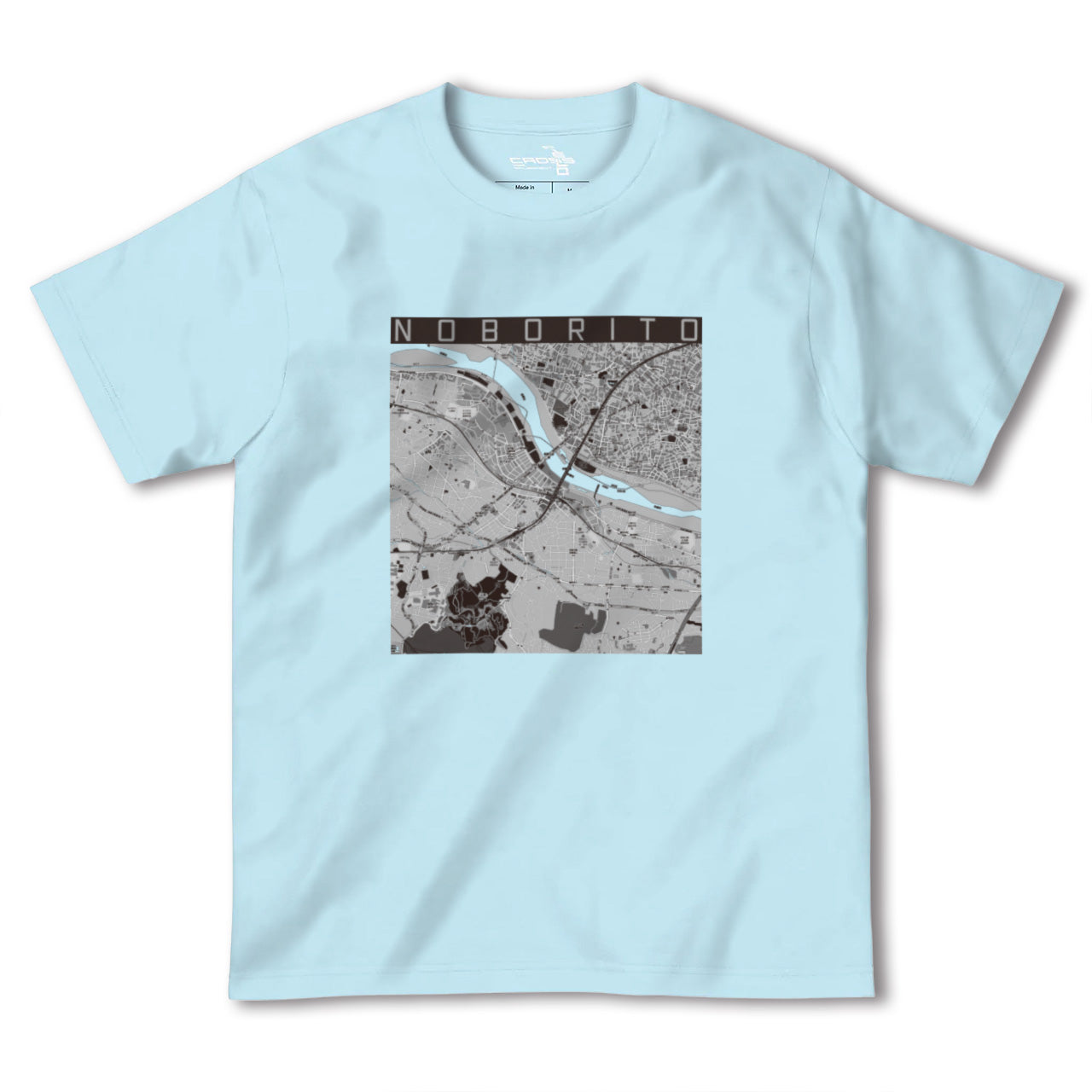 【登戸(神奈川県)】地図柄ヘビーウェイトTシャツ