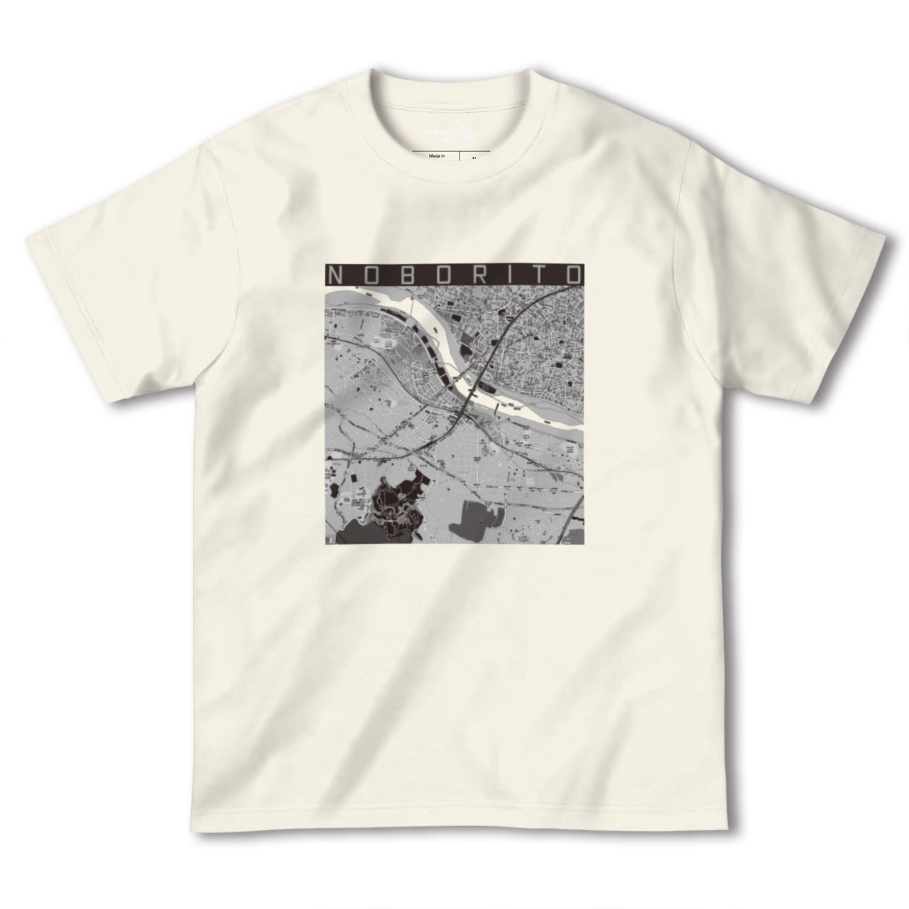 【登戸(神奈川県)】地図柄ヘビーウェイトTシャツ