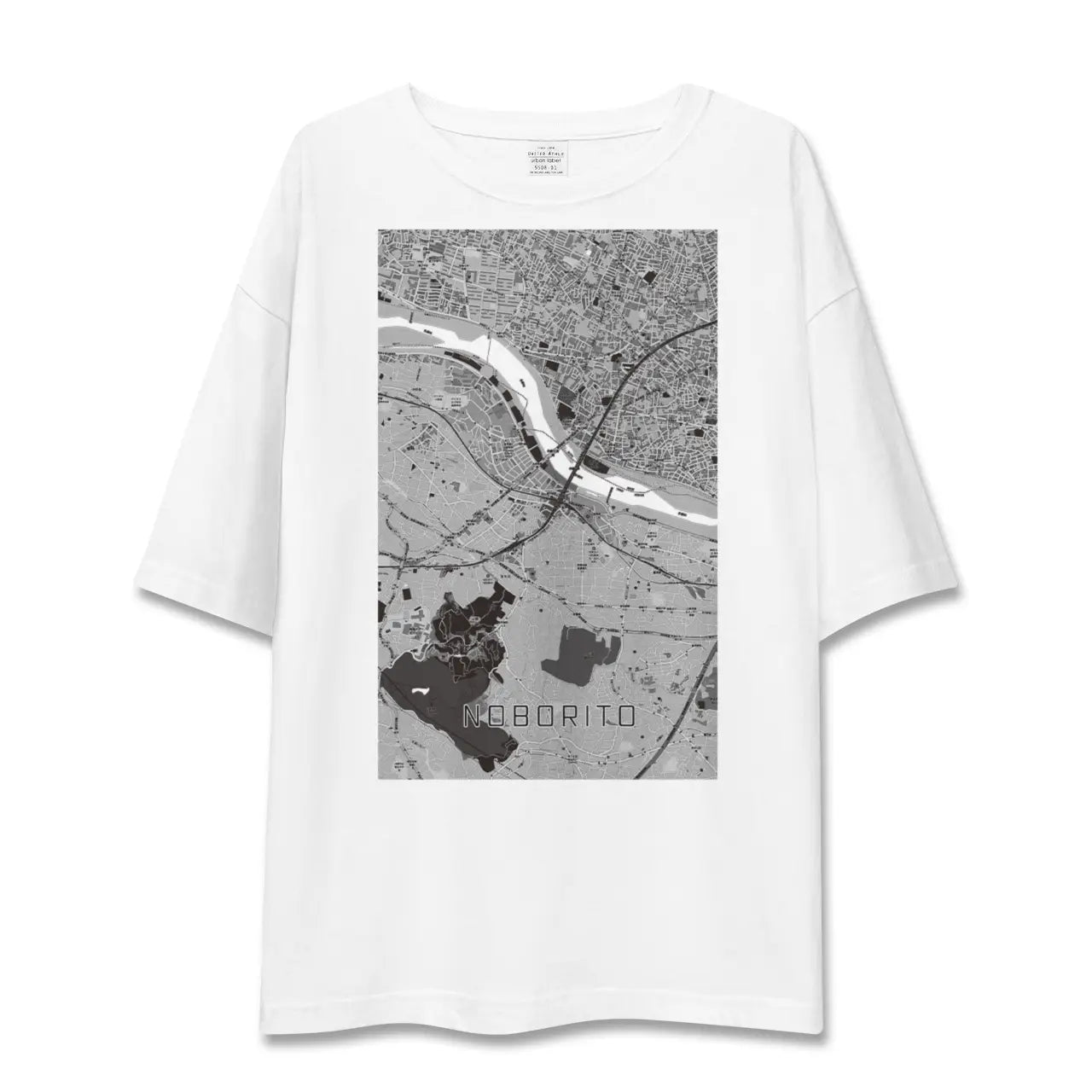 【登戸(神奈川県)】地図柄ビッグシルエットTシャツ