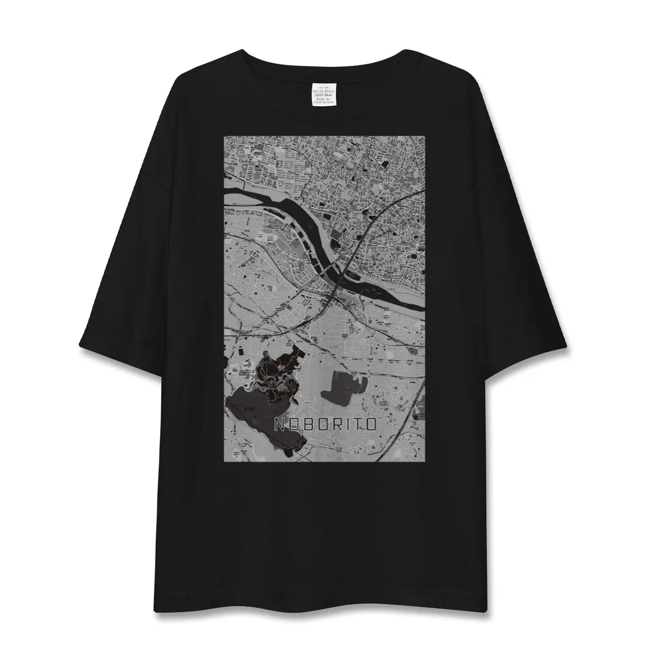 【登戸(神奈川県)】地図柄ビッグシルエットTシャツ