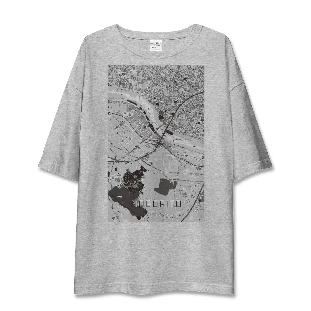 【登戸(神奈川県)】地図柄ビッグシルエットTシャツ