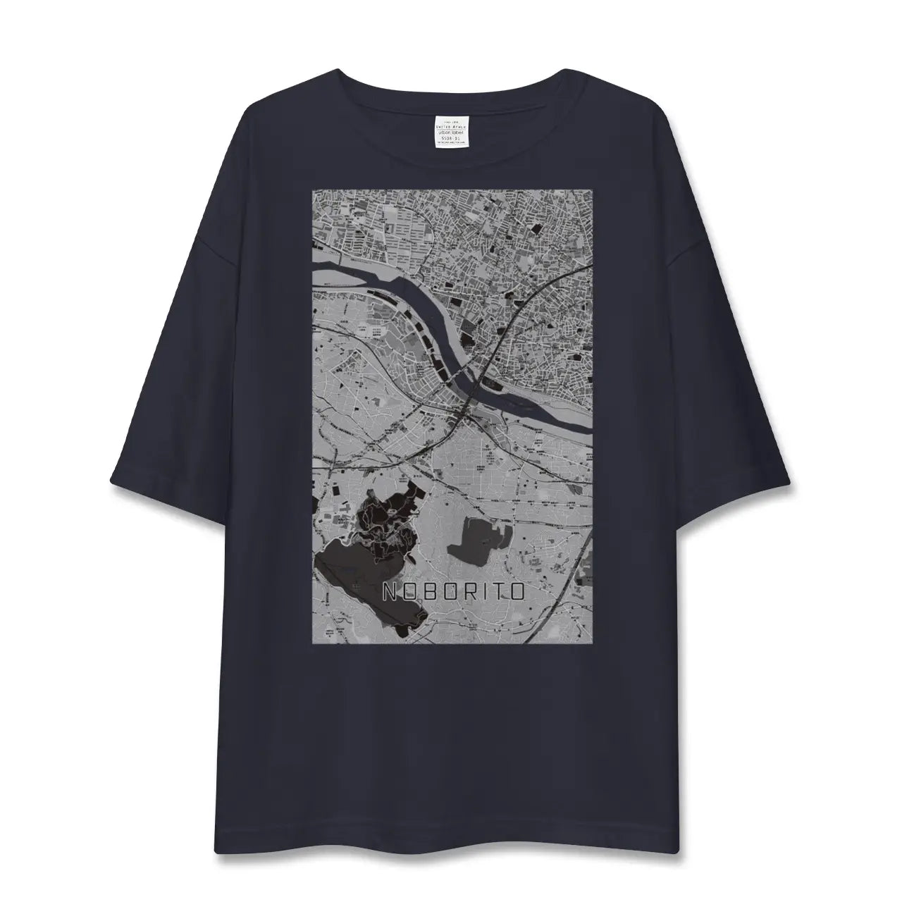 【登戸(神奈川県)】地図柄ビッグシルエットTシャツ