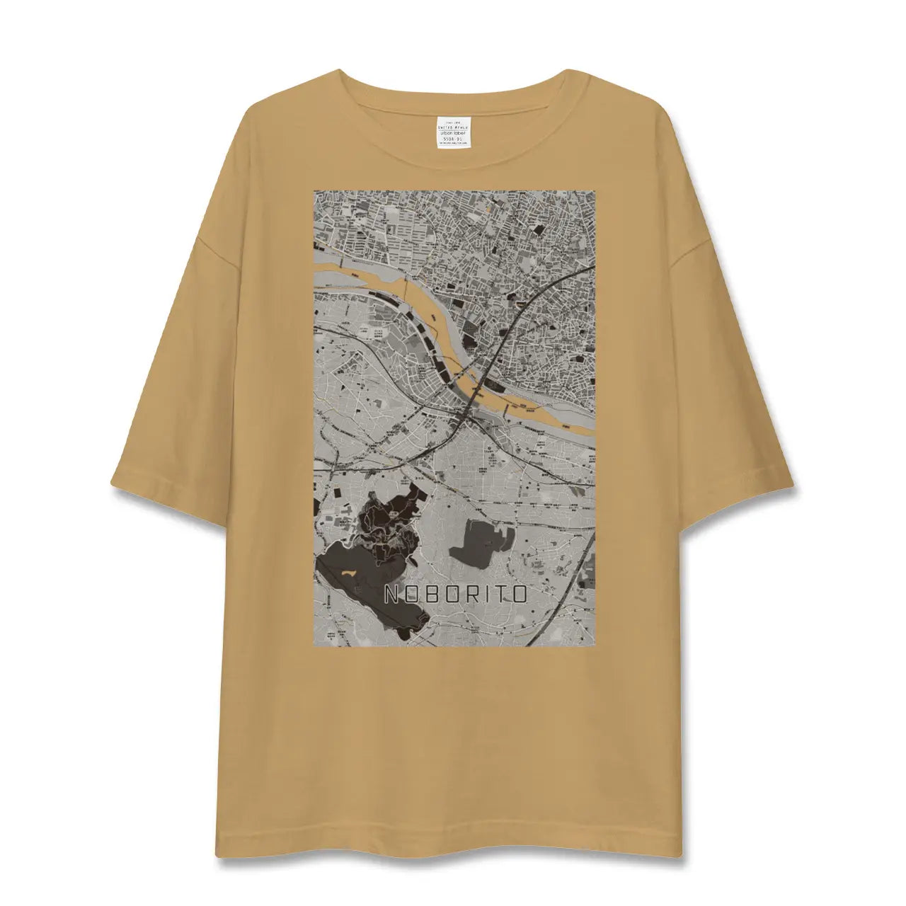【登戸(神奈川県)】地図柄ビッグシルエットTシャツ