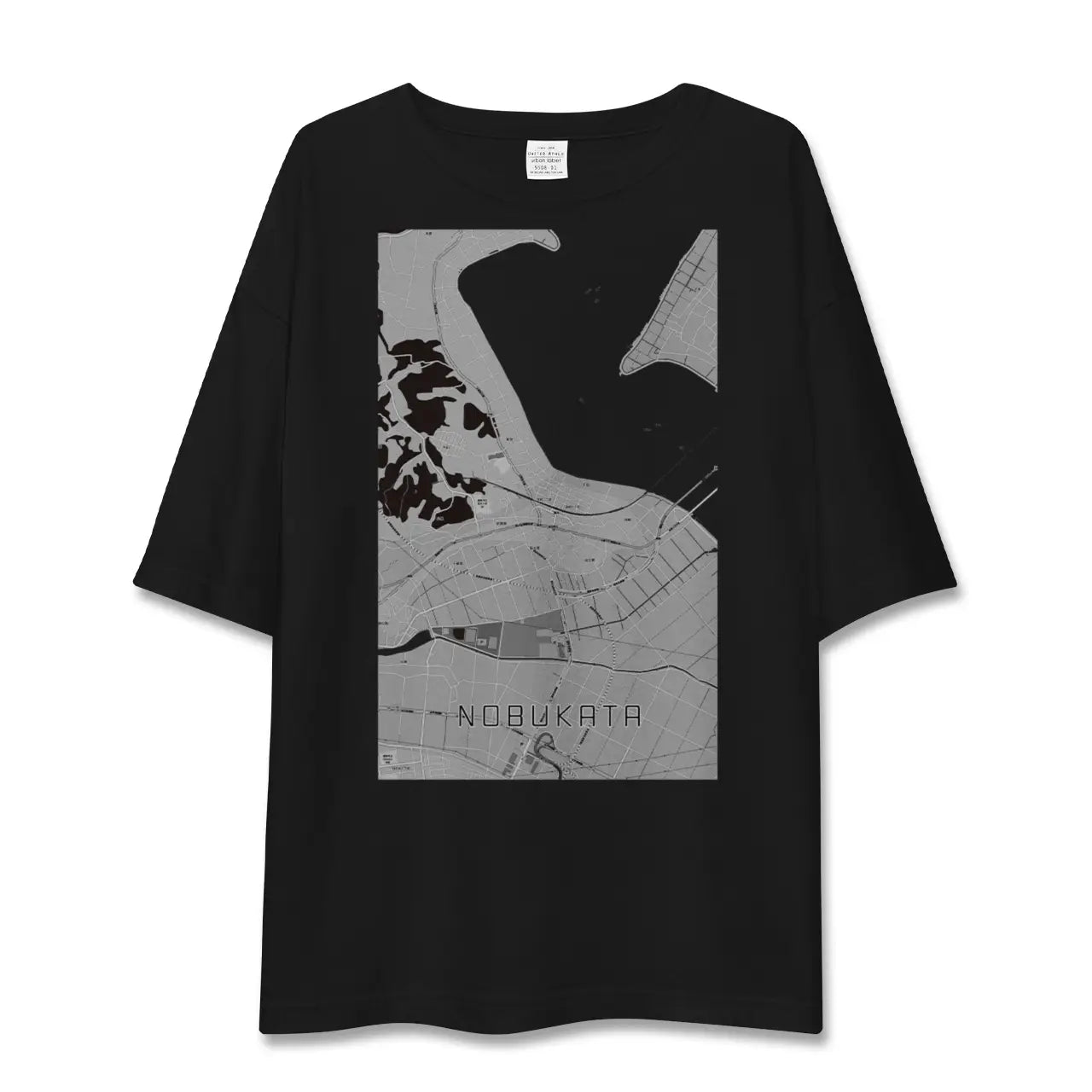 【延方(茨城県)】地図柄ビッグシルエットTシャツ
