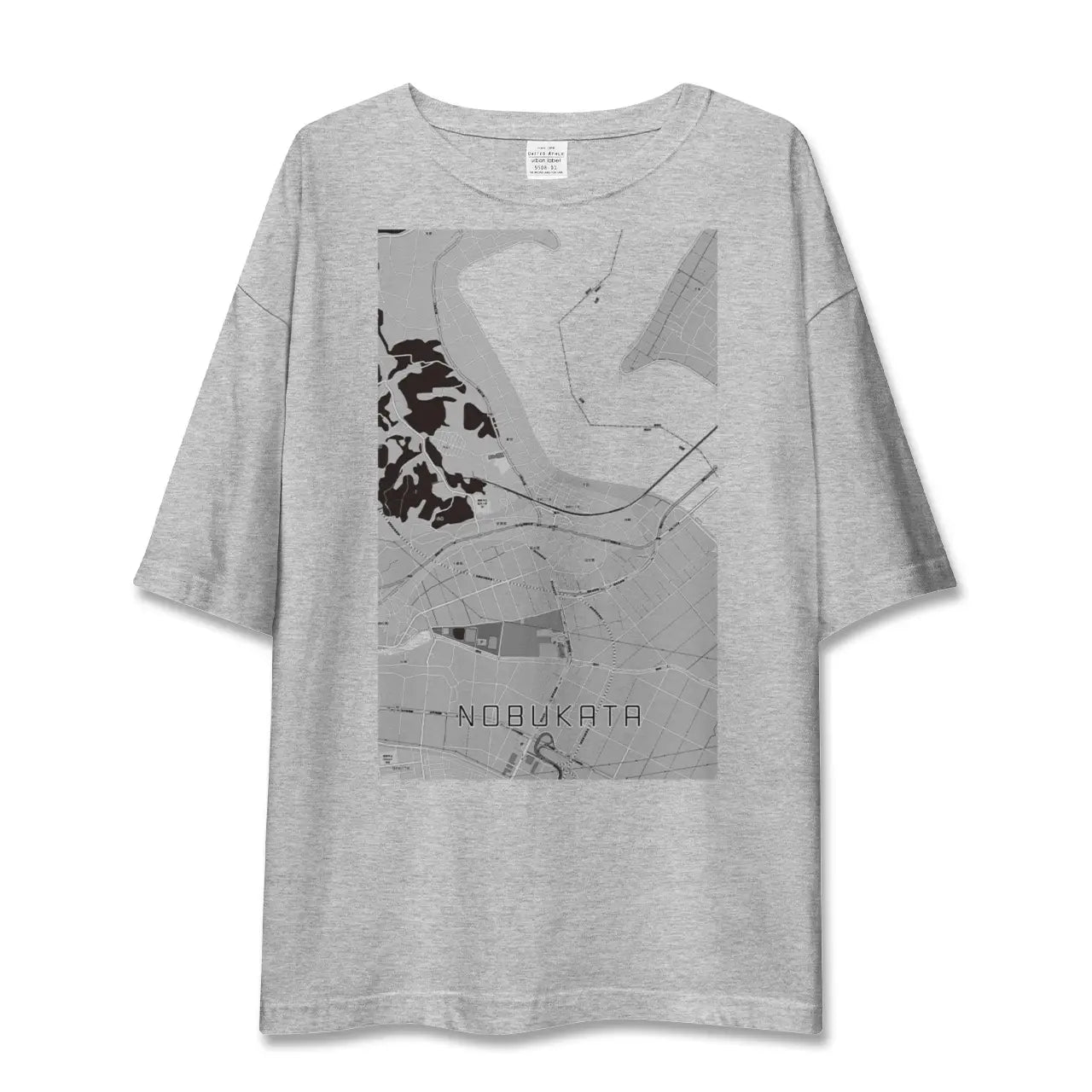 【延方(茨城県)】地図柄ビッグシルエットTシャツ
