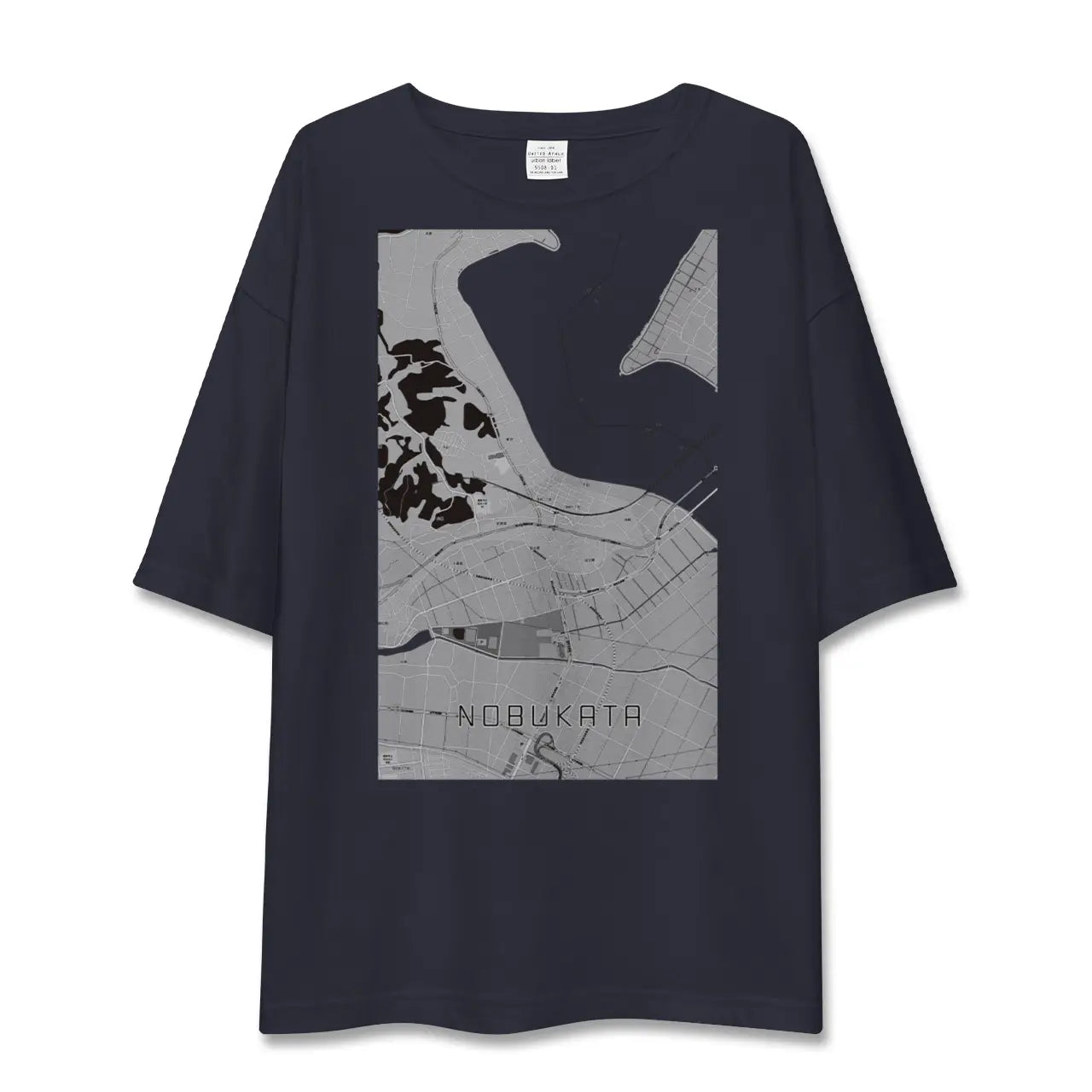 【延方(茨城県)】地図柄ビッグシルエットTシャツ