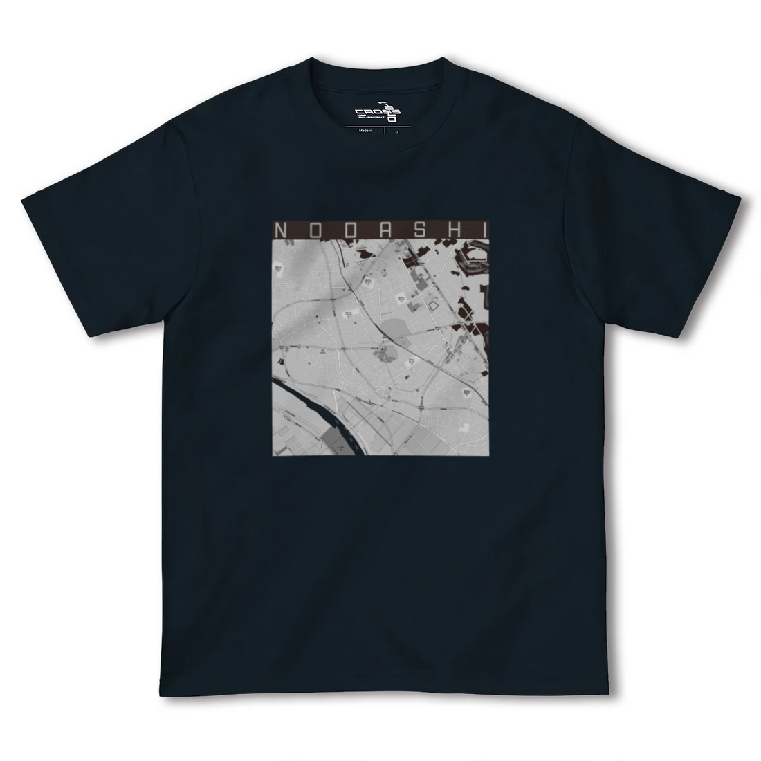 【野田市(千葉県)】地図柄ヘビーウェイトTシャツ