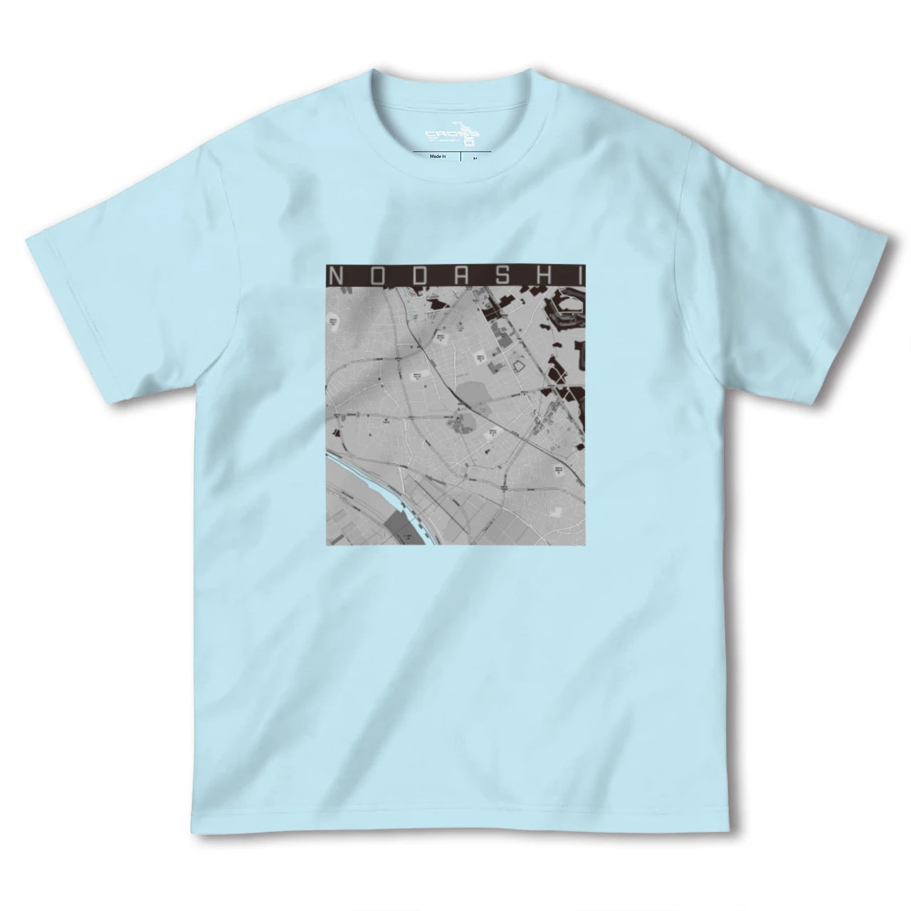 【野田市(千葉県)】地図柄ヘビーウェイトTシャツ