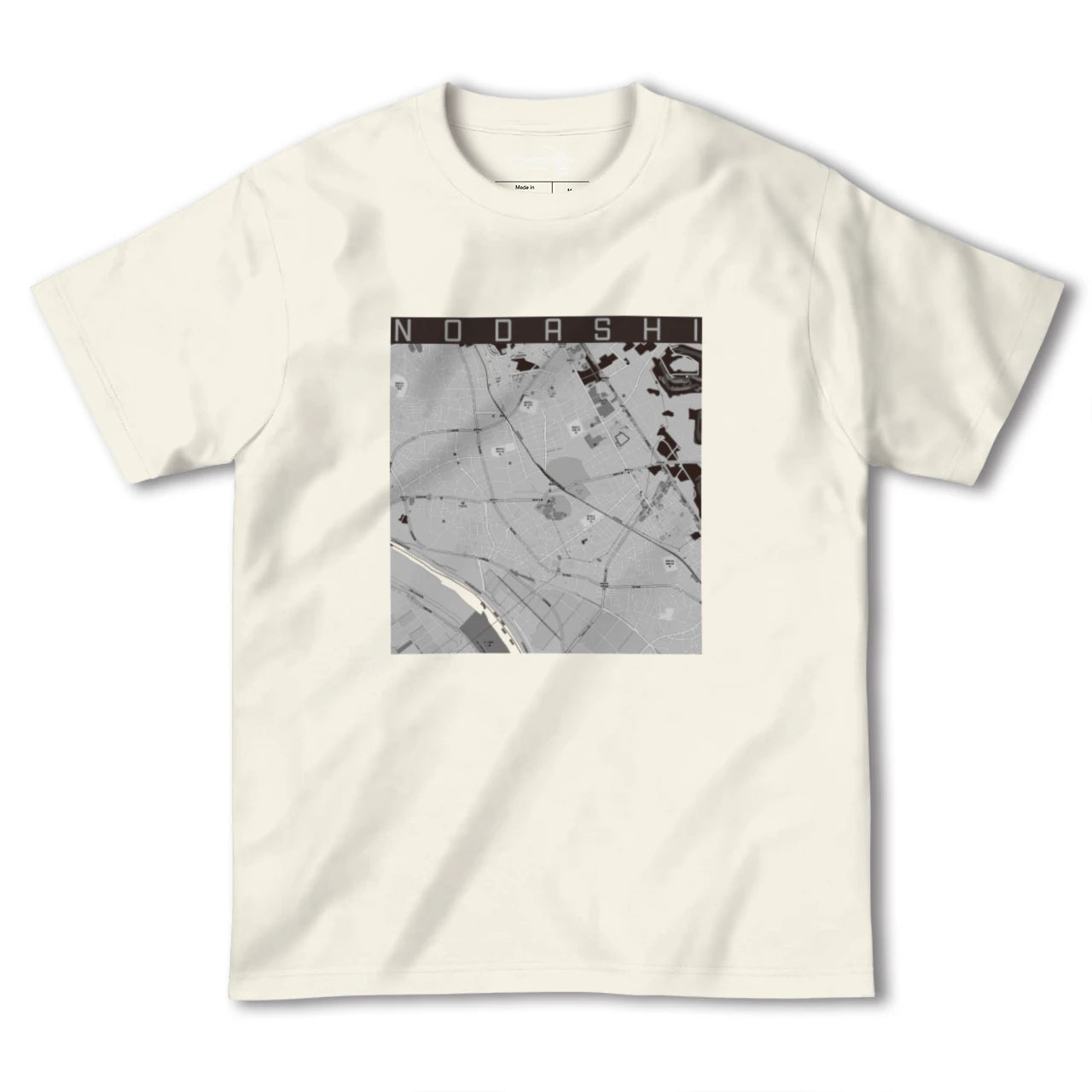 【野田市(千葉県)】地図柄ヘビーウェイトTシャツ