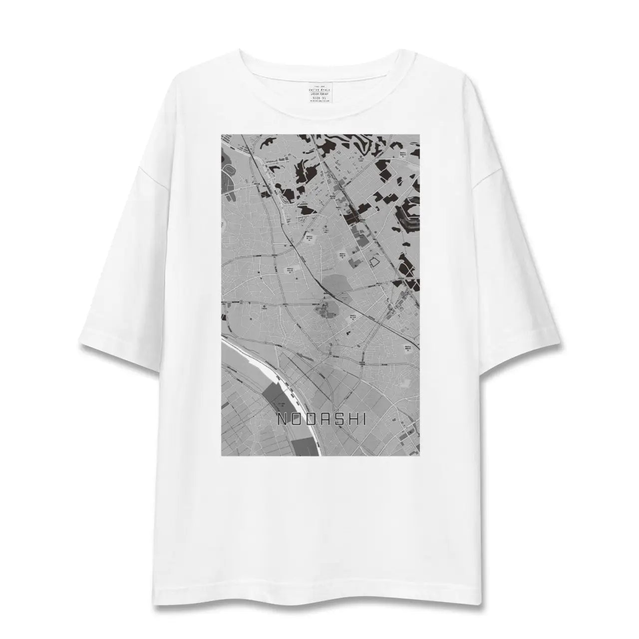 【野田市(千葉県)】地図柄ビッグシルエットTシャツ