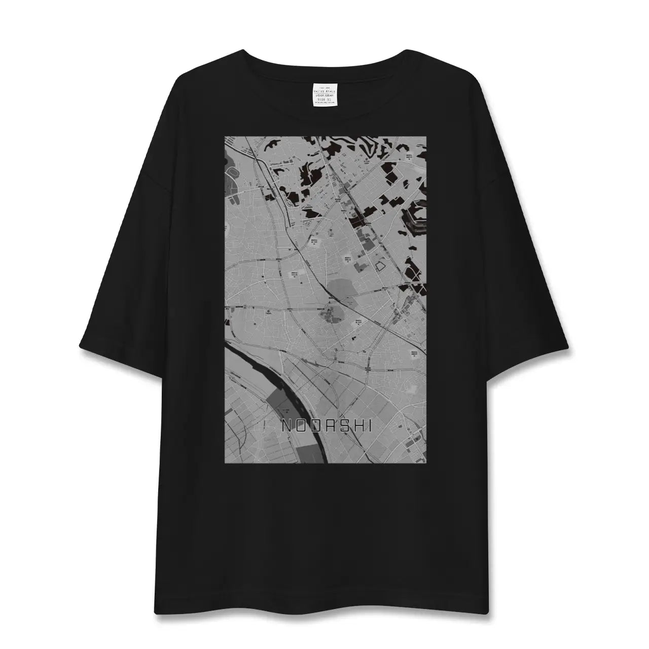 【野田市(千葉県)】地図柄ビッグシルエットTシャツ