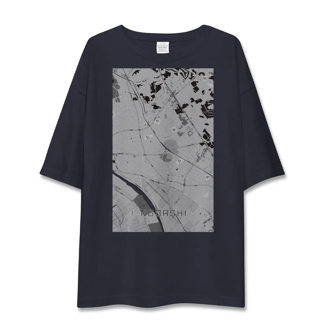 【野田市(千葉県)】地図柄ビッグシルエットTシャツ