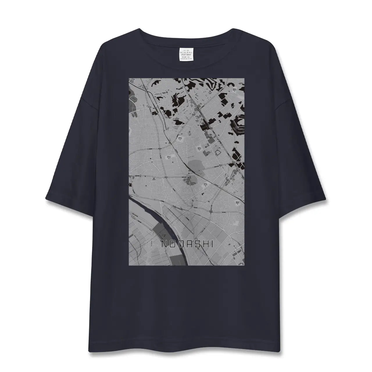 【野田市(千葉県)】地図柄ビッグシルエットTシャツ