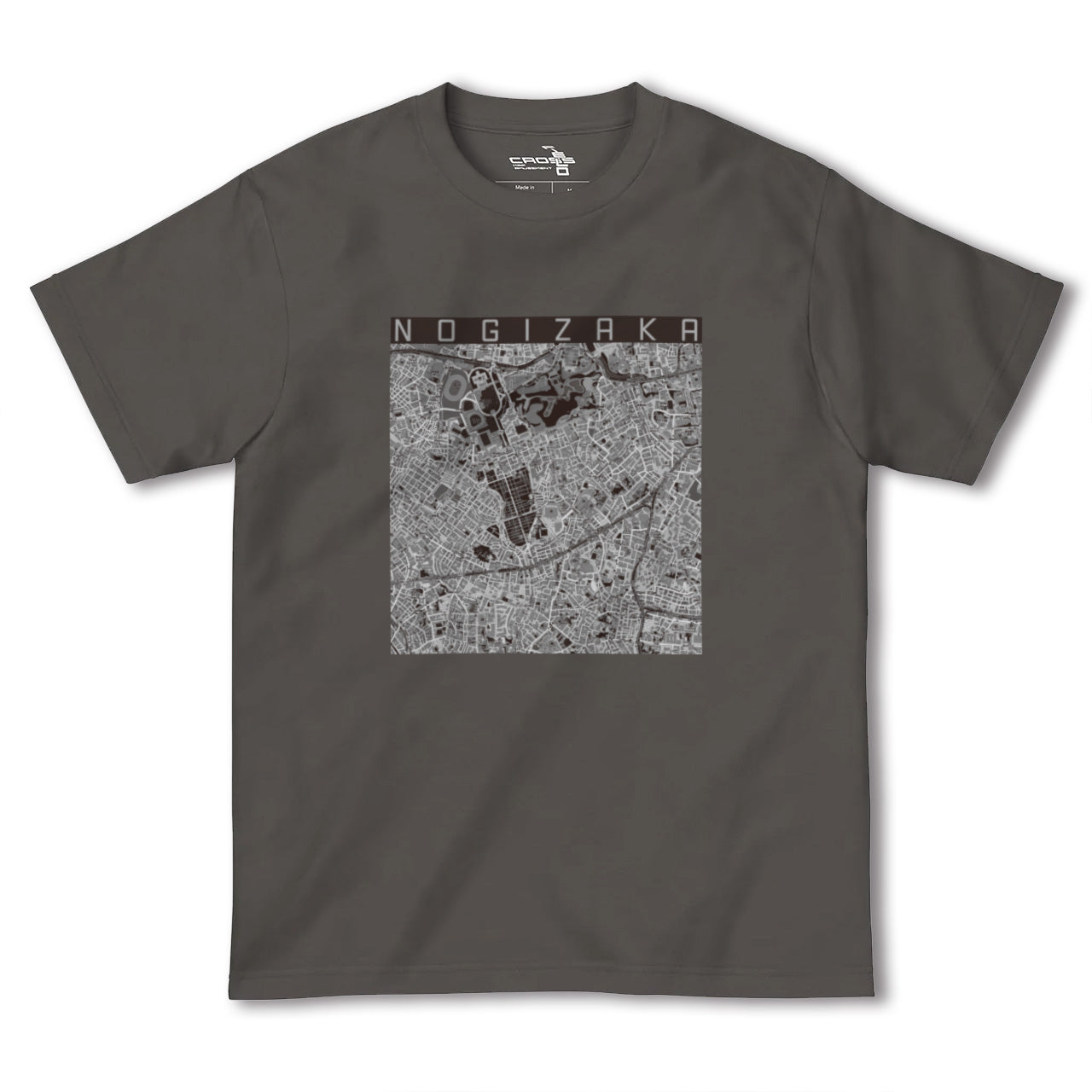 【乃木坂(東京都)】地図柄ヘビーウェイトTシャツ