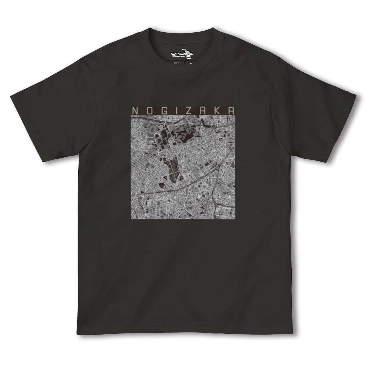 【乃木坂(東京都)】地図柄ヘビーウェイトTシャツ